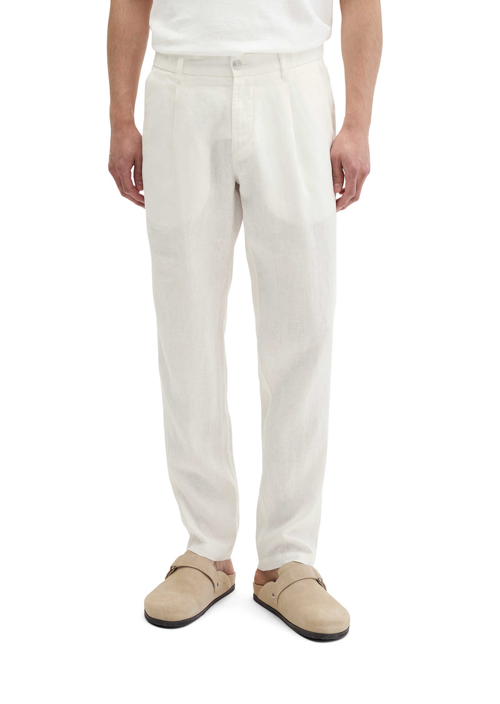 Marc O'Polo Leinenhose »Osby jogger pleats«