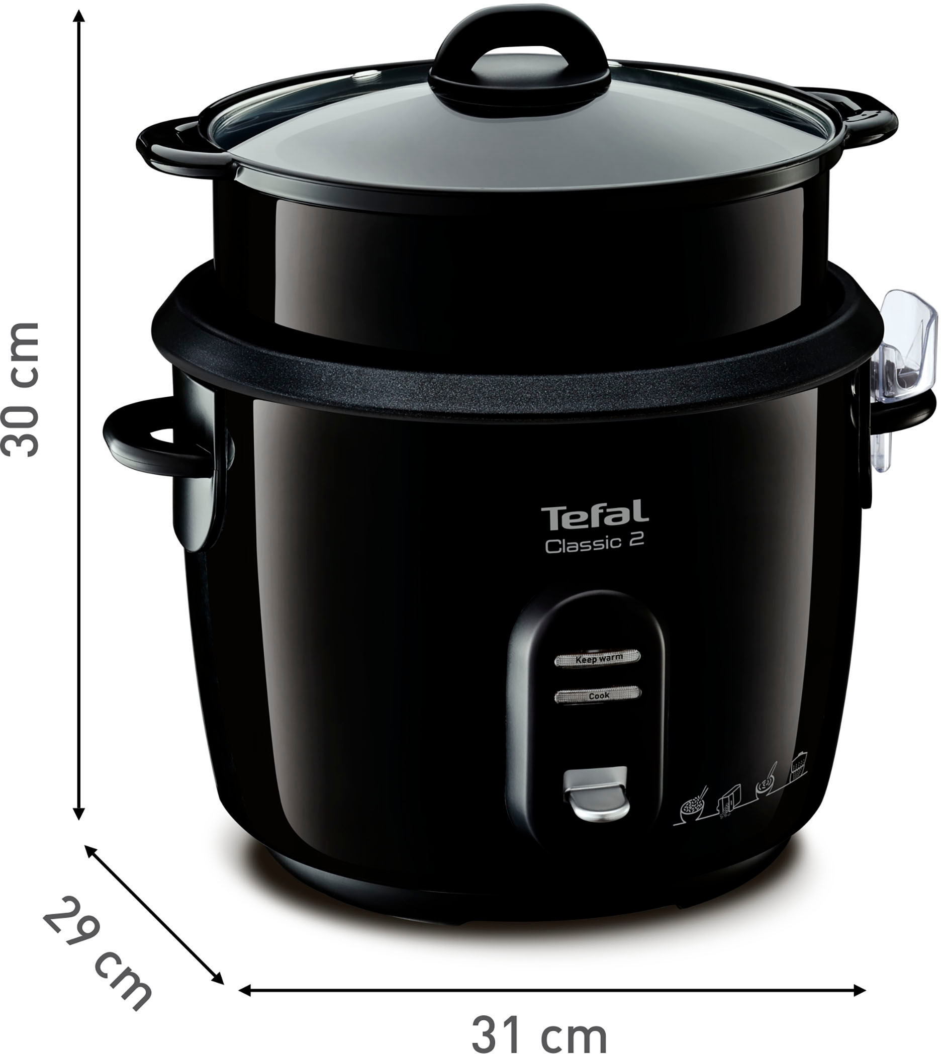 Tefal Reiskocher »RK1038 New Classic«, 2 Programme, 5 L Kapazität, Warmhaltefunktion, Dampfgarfunktion