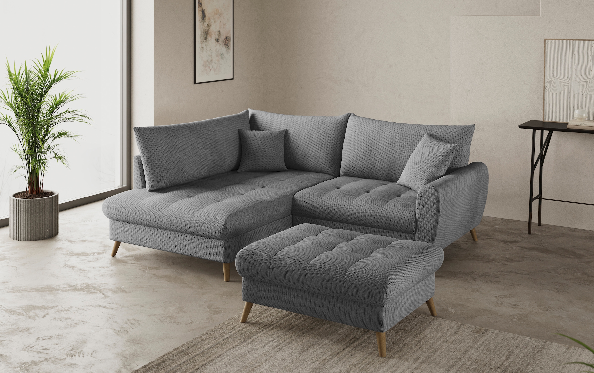 Mr. Couch Hockerbank »Blackburn II«, Passend zu der Garnitur, mit Kaltschaum, bis 140 kg belastbar