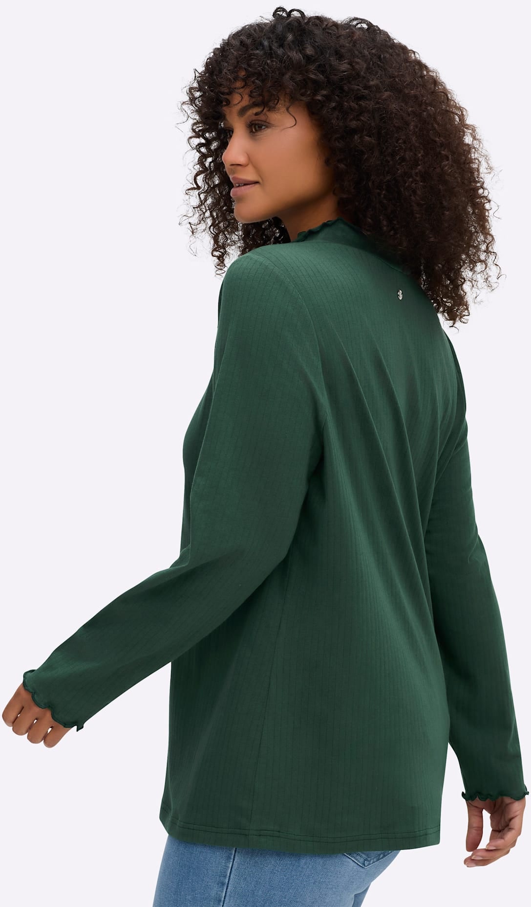 Sheego Stehkragenshirt »Shirtrolli« 1 Stk.