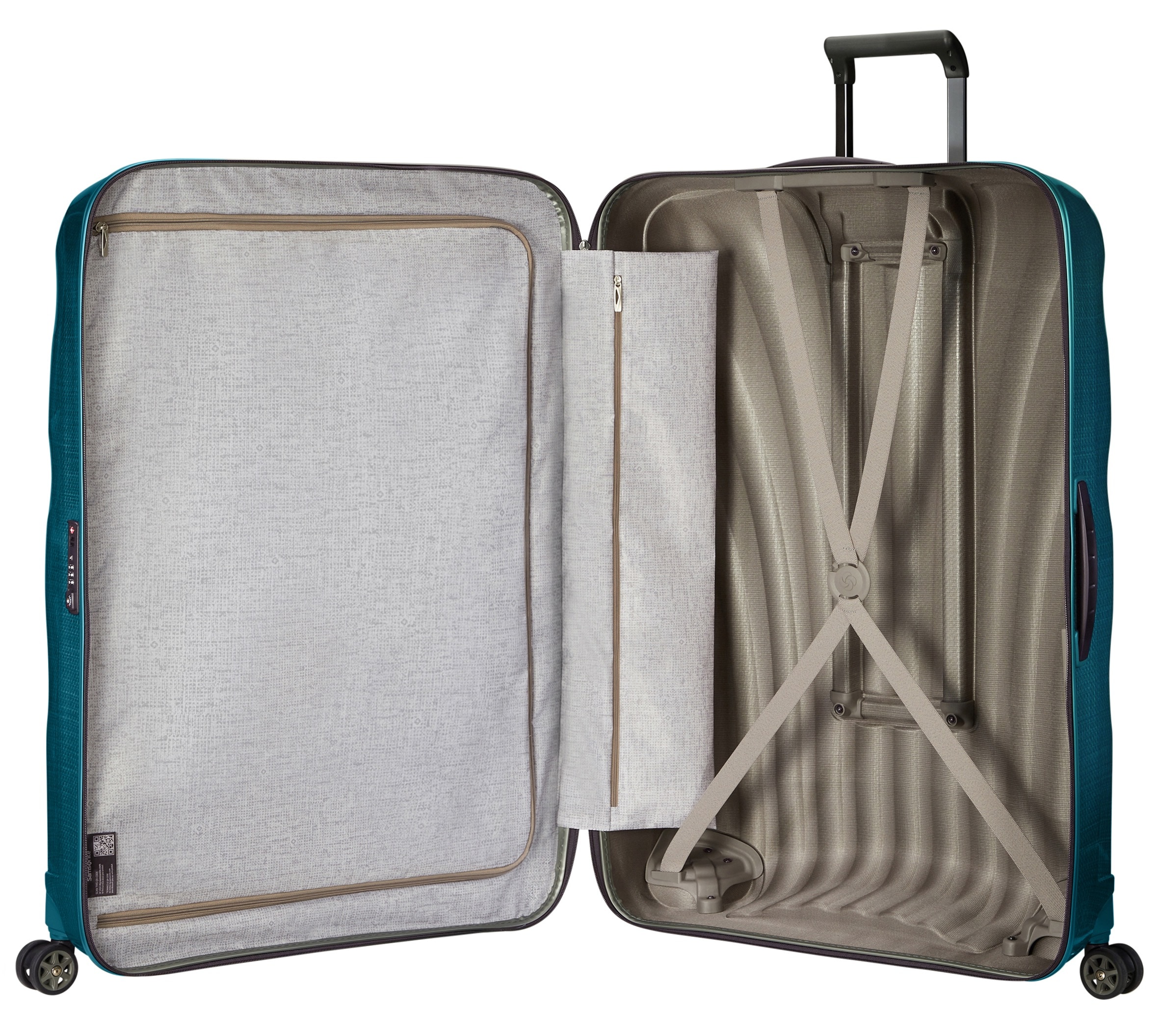 Samsonite Hartschalen-Trolley »C-LITE, verschiedene Größen und Farben«, 4 Rollen, Reisekoffer Aufgabegepäck Trolley TSA-Zahlenschloss Made in Europe