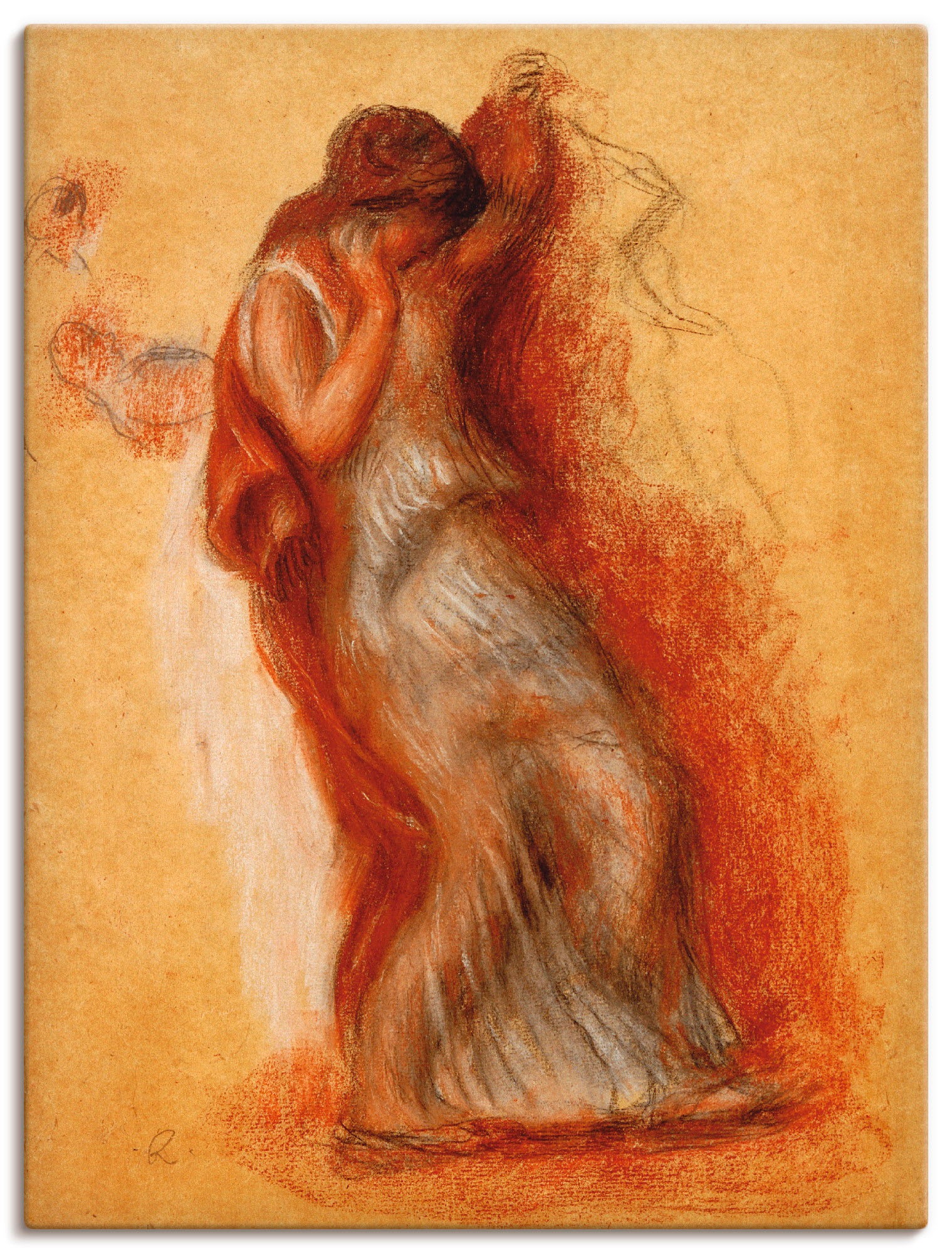 Artland Wandbild »Tänzerin«, Frau, (1 St.), in vielen Größen & Produktarten -Leinwandbild, Poster, Wandaufkleber / Wandtattoo auch für Badezimmer geeignet