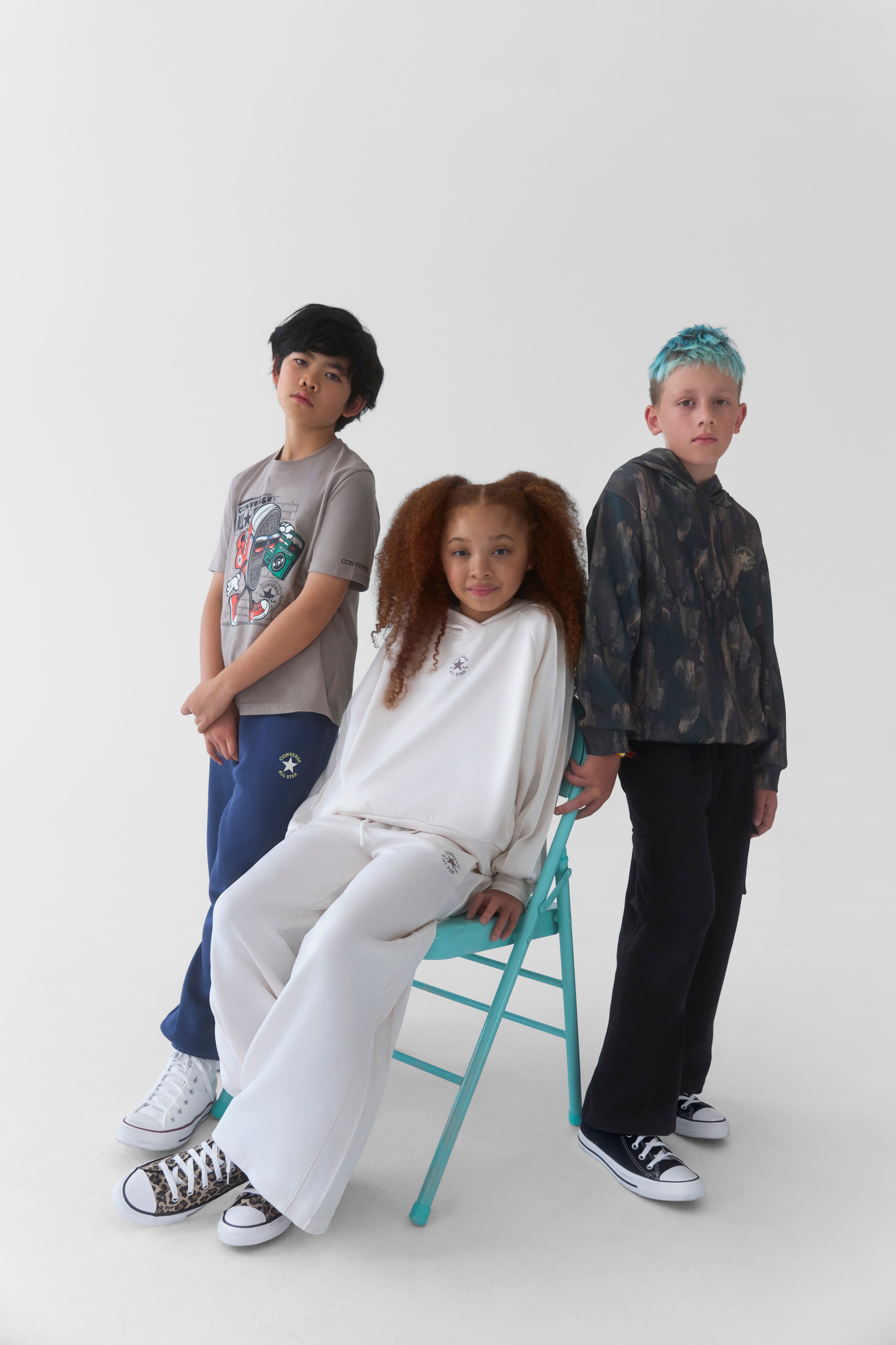 Converse T-Shirt »CNVB CHUCK CHARACTER« für Kinder, mit Converse Chuck-Grafik im Cartoon-Stil