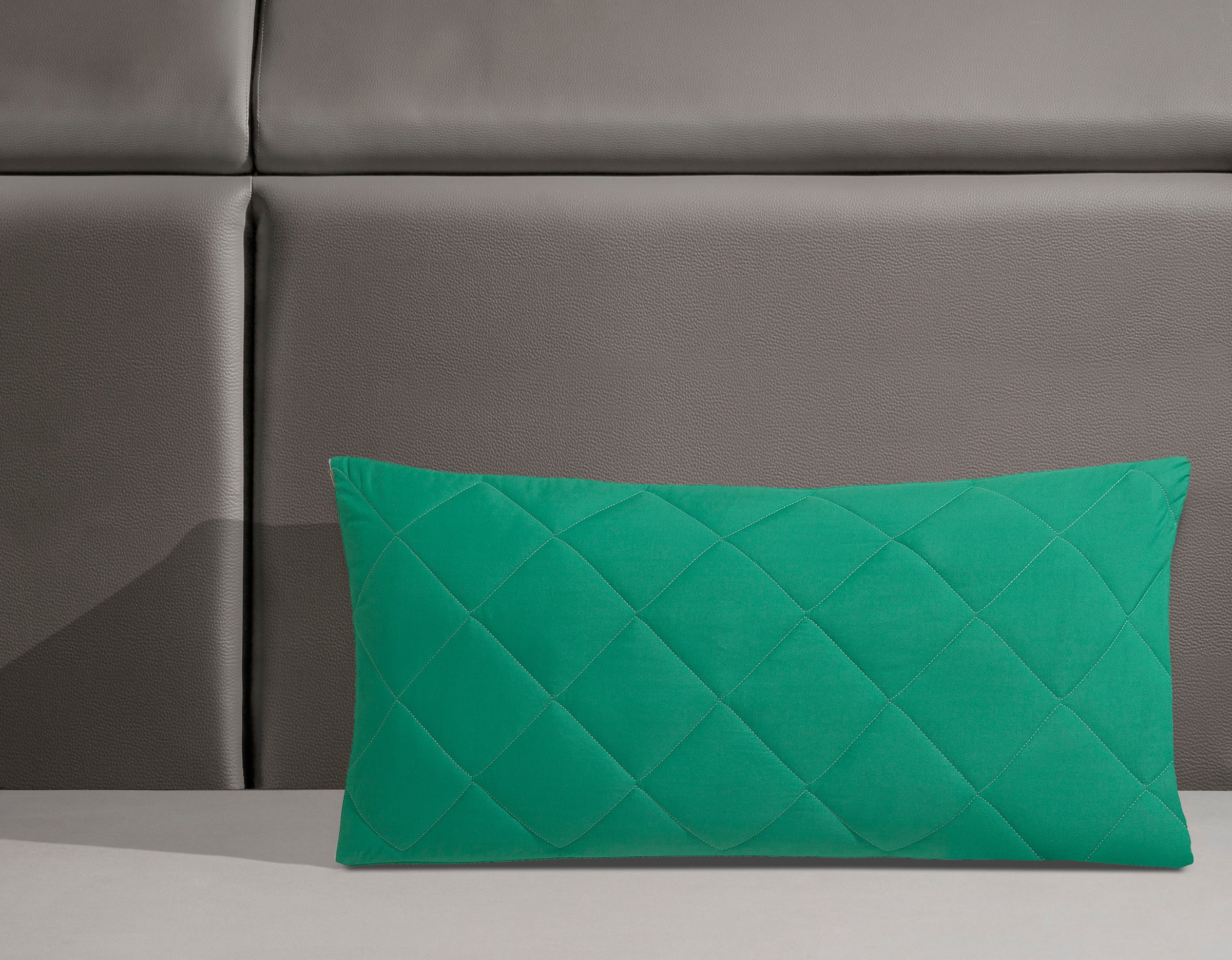 my home Microfaserkissen »Microlux Kopfkissen 40x80 cm, 80x80 cm« Füllung: 3D-Faserbaellchen 1 Stk. tlg. Kissen, in den Farben: weiß, blau, rosa & grün