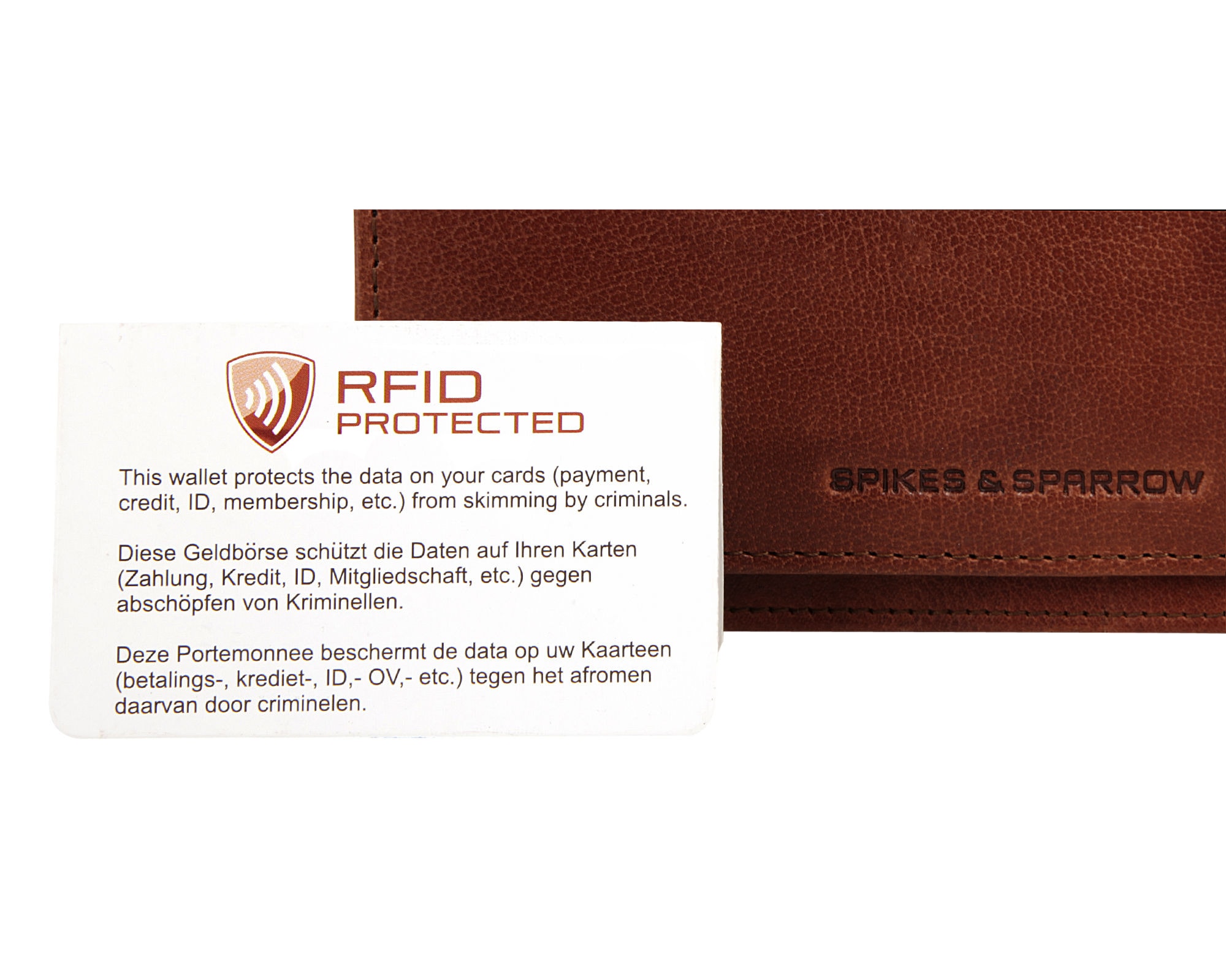 Spikes & Sparrow Geldbörse echt Leder