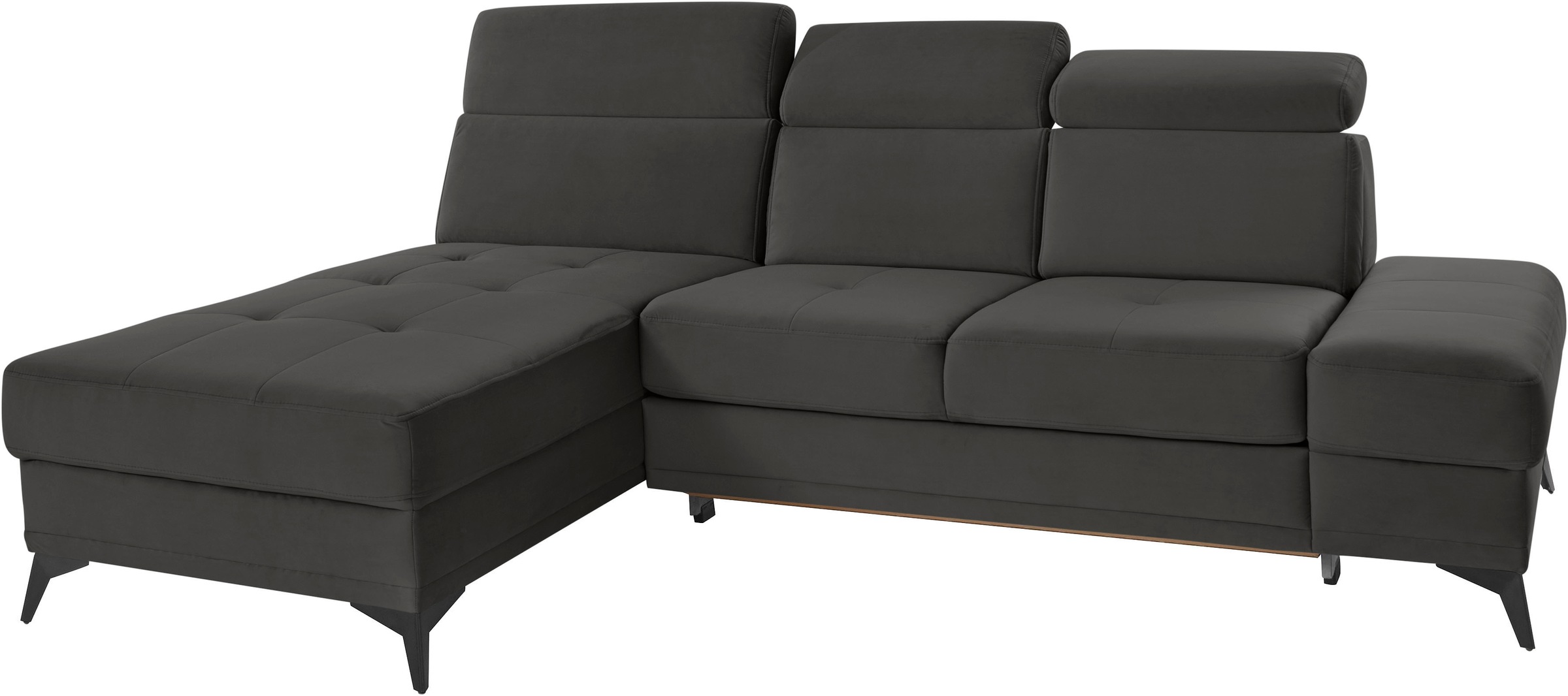 INOSIGN Ecksofa »Cardiz L-Form« inkl.Kopfteilverstellung und Federkern wahlweise mit Bettfunktion