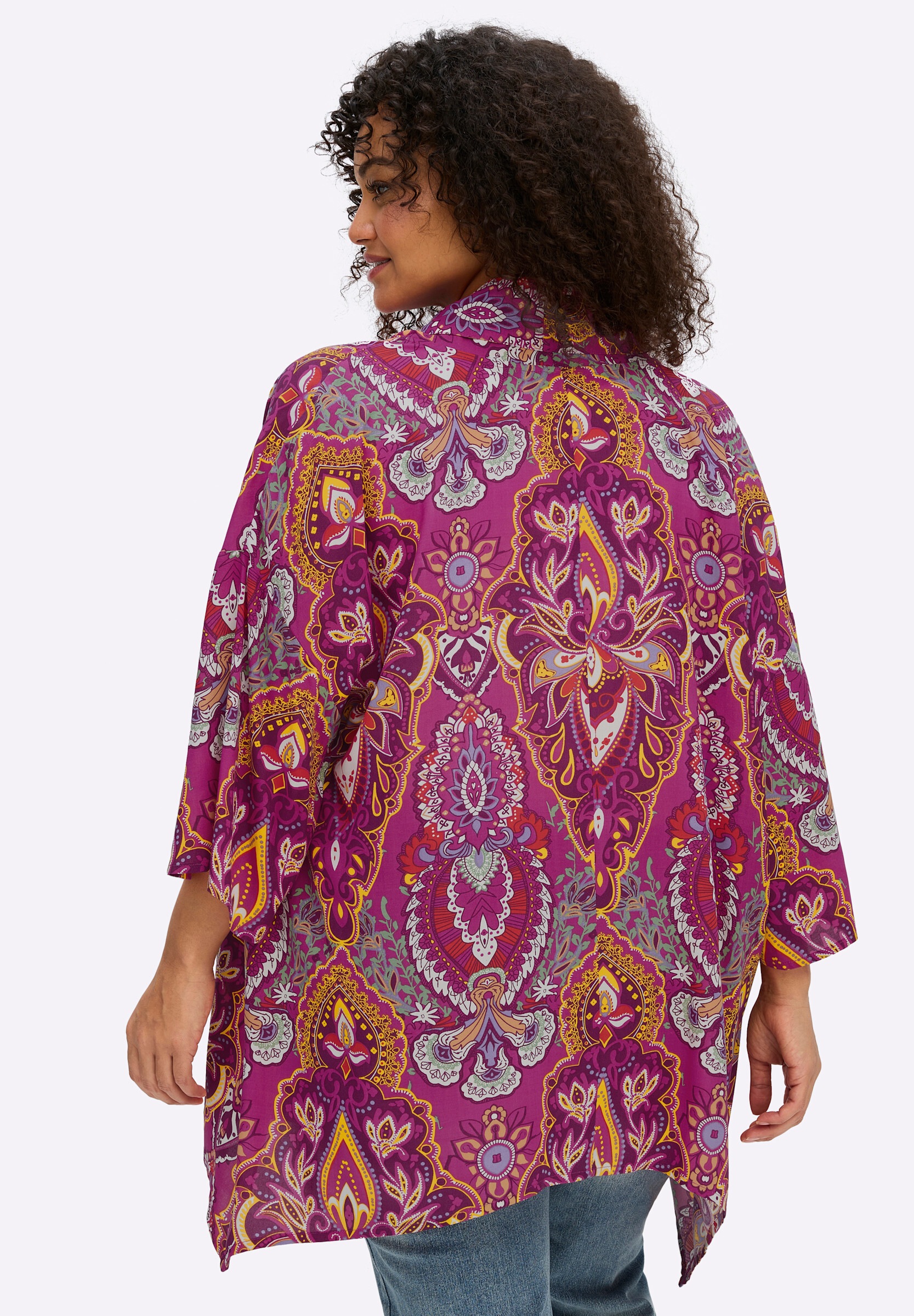 sheego by Joe Browns Blusenblazer »Blusenjacke Blusenjacke mit floralem Muster«