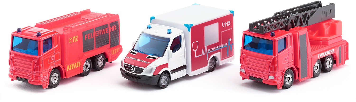 Spielzeug-Krankenwagen »SIKU Super, Notruf Set (6326)«