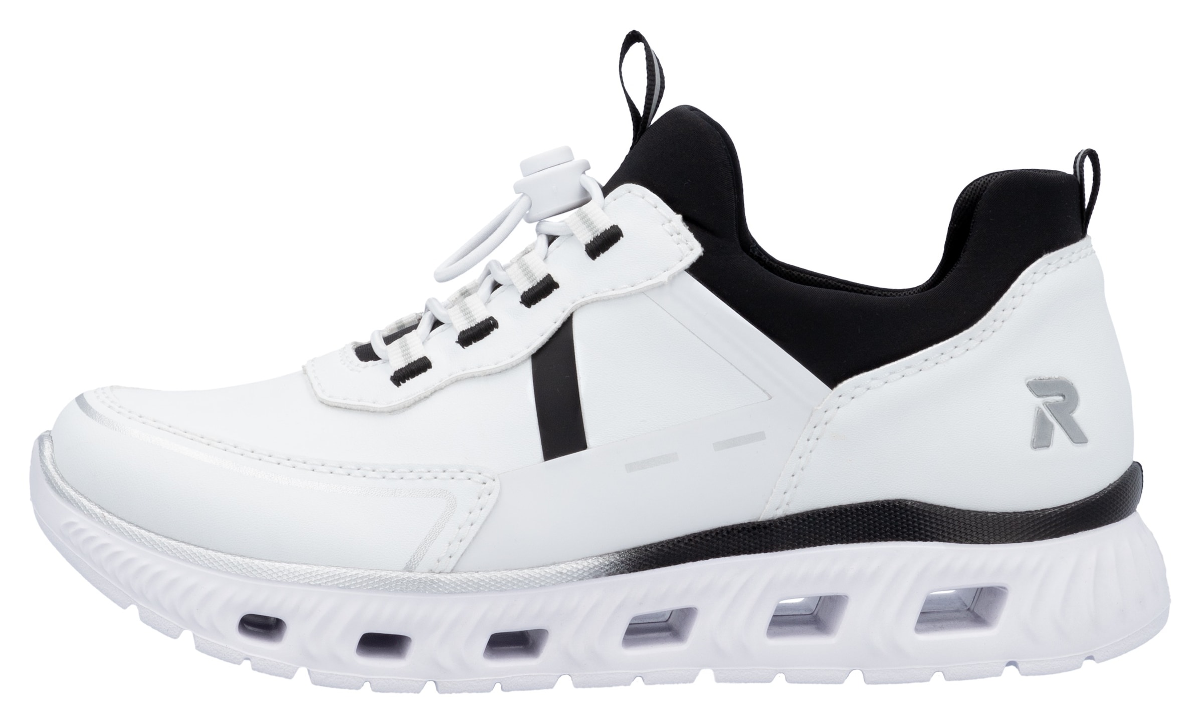 RIEKER Sport Slip-On Sneaker »Edina«, Chunky Slipper, Freizeitschuh in veganer Verarbeitung