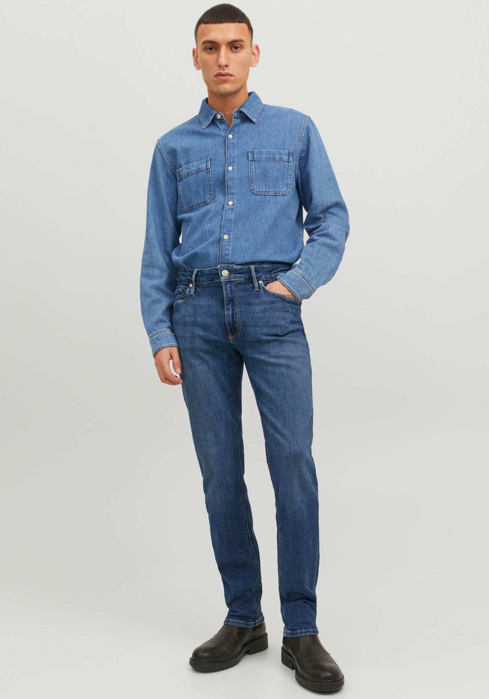 Jack & Jones Regular-fit-Jeans »JJICLARK JJEVAN AM 795 NOOS«