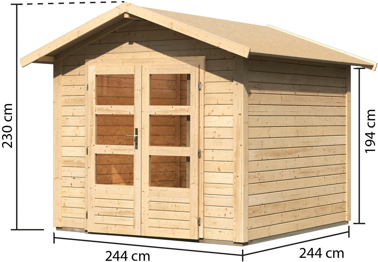 Karibu Gartenhaus »Talkau 4«