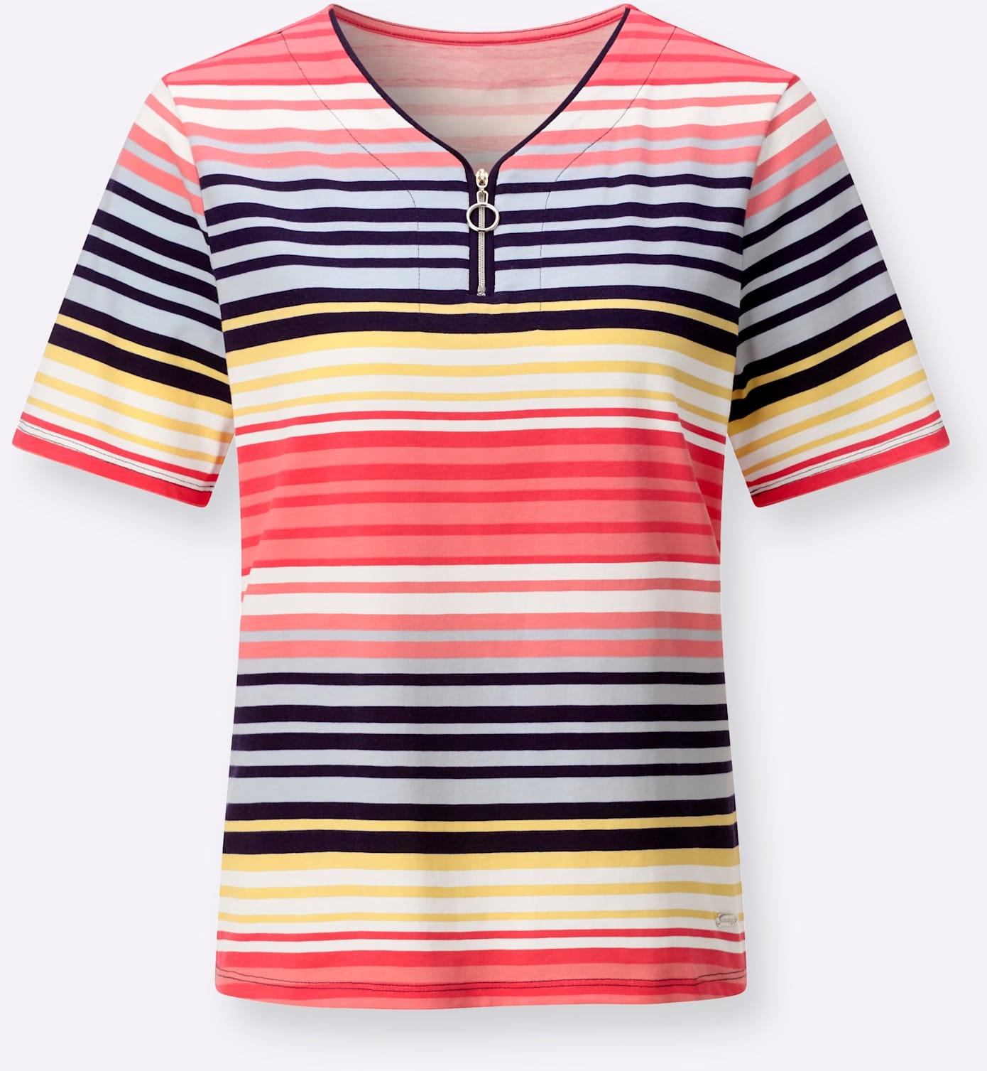 Casual Looks Kurzarmshirt »Ringelshirt« 1 tlg.