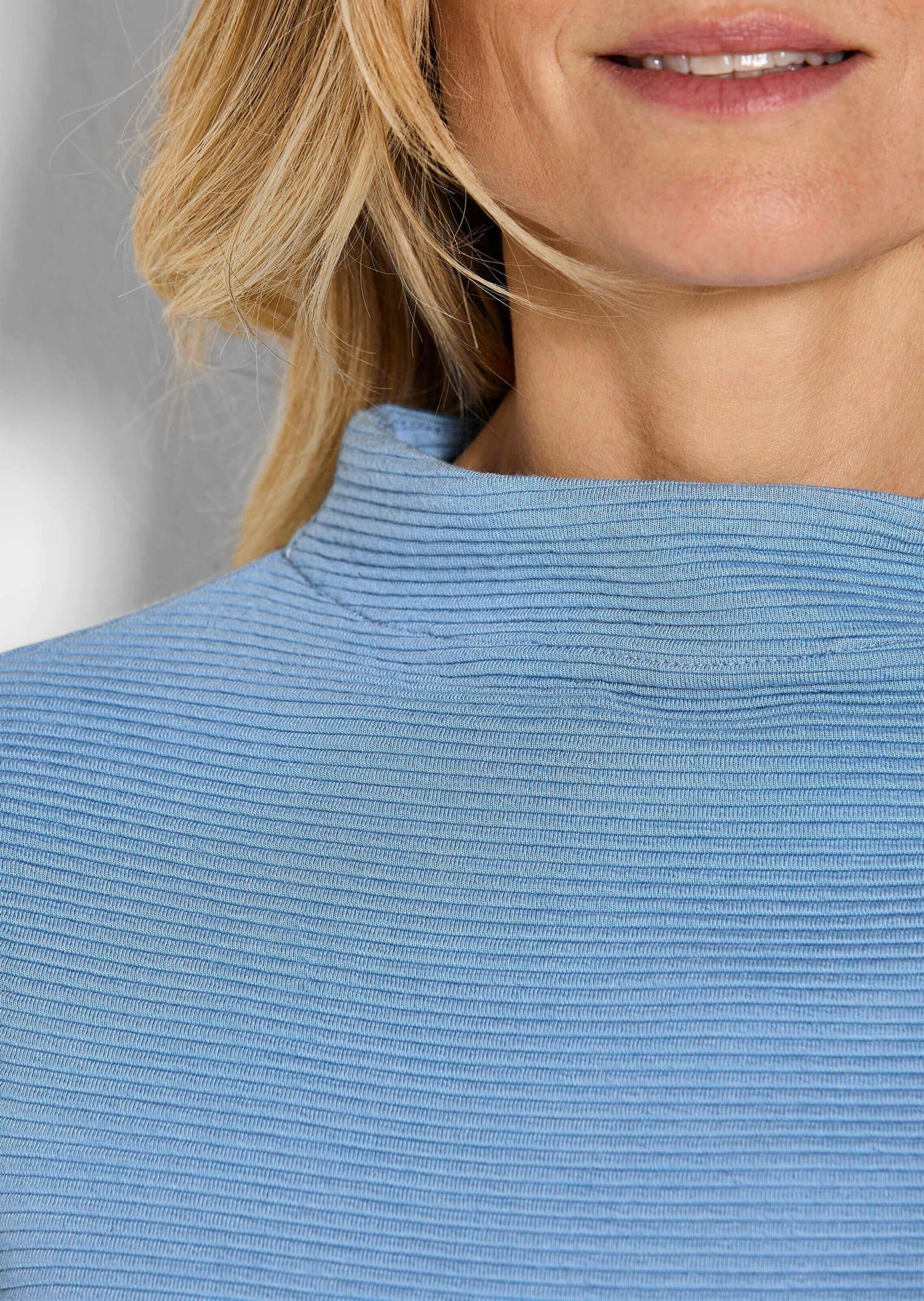 GOLDNER Rundhalspullover »Ottoman-Sweatshirt mit Turtleneck«