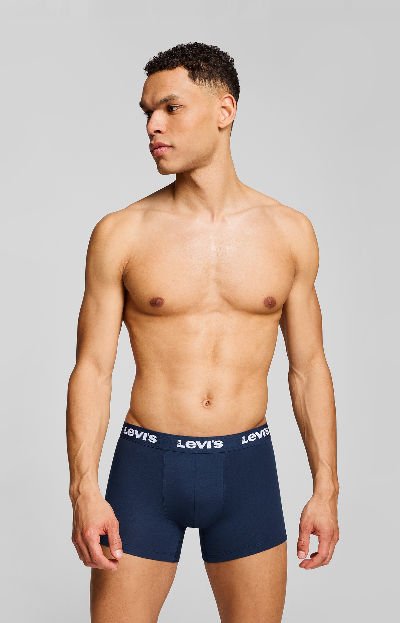 Levi's® Boxershorts »LEVIS MEN REPEAT LOGO BOXER BRIEF« 2er Pack,  ohne Eingriff, Logobund, elastisch