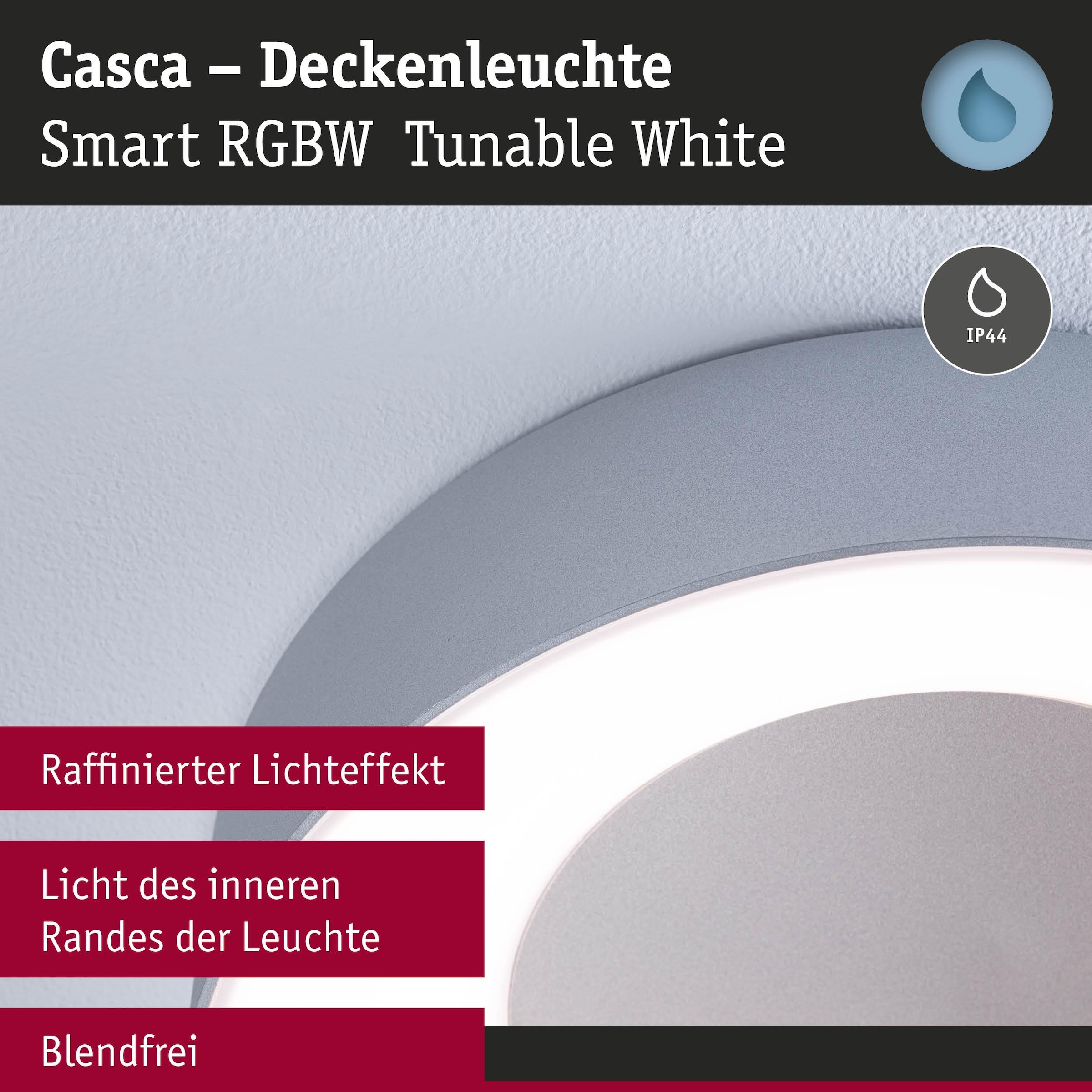 Paulmann Deckenleuchte »Casca« LED-Modul 1 Stk. Tageslichtweiß dimmbar