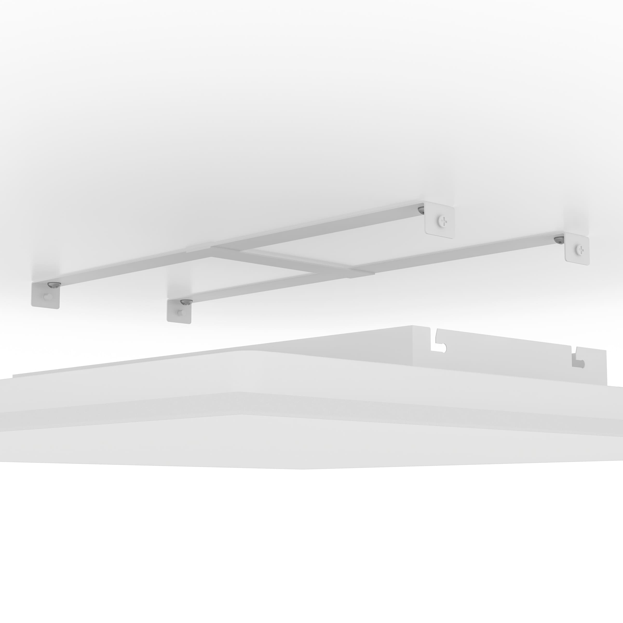 EGLO LED Deckenleuchte »MORADILLO-Z Deckenlampe - Stahl - LED - 33W - IP20« LED-Modul 1 Stk. Kaltweiß | Neutralweiß | RGB | Warmweiß Wohzimmerlampe, Esszimmerlampe, Schlafzimmer, L59,5 x B59,5 x H6,1 cm