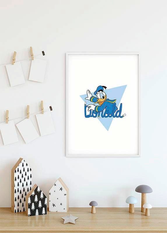 Komar Poster »Donald Duck Triangle«, Disney, (1 St.), Kinderzimmer,  Schlafzimmer, Wohnzimmer online bei OTTO