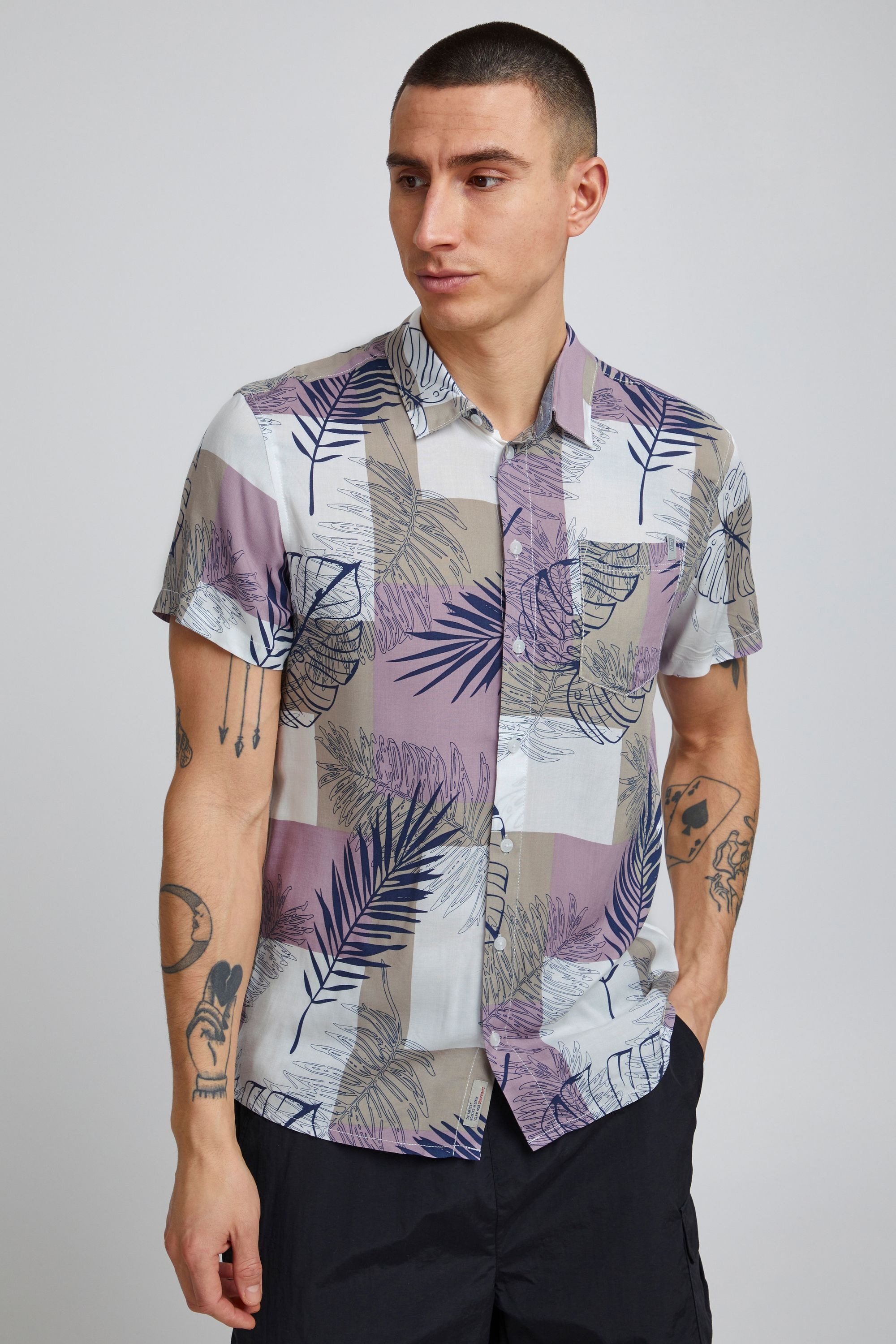 Blend Kurzarmshirt »Kurzarmhemd BHShirt«