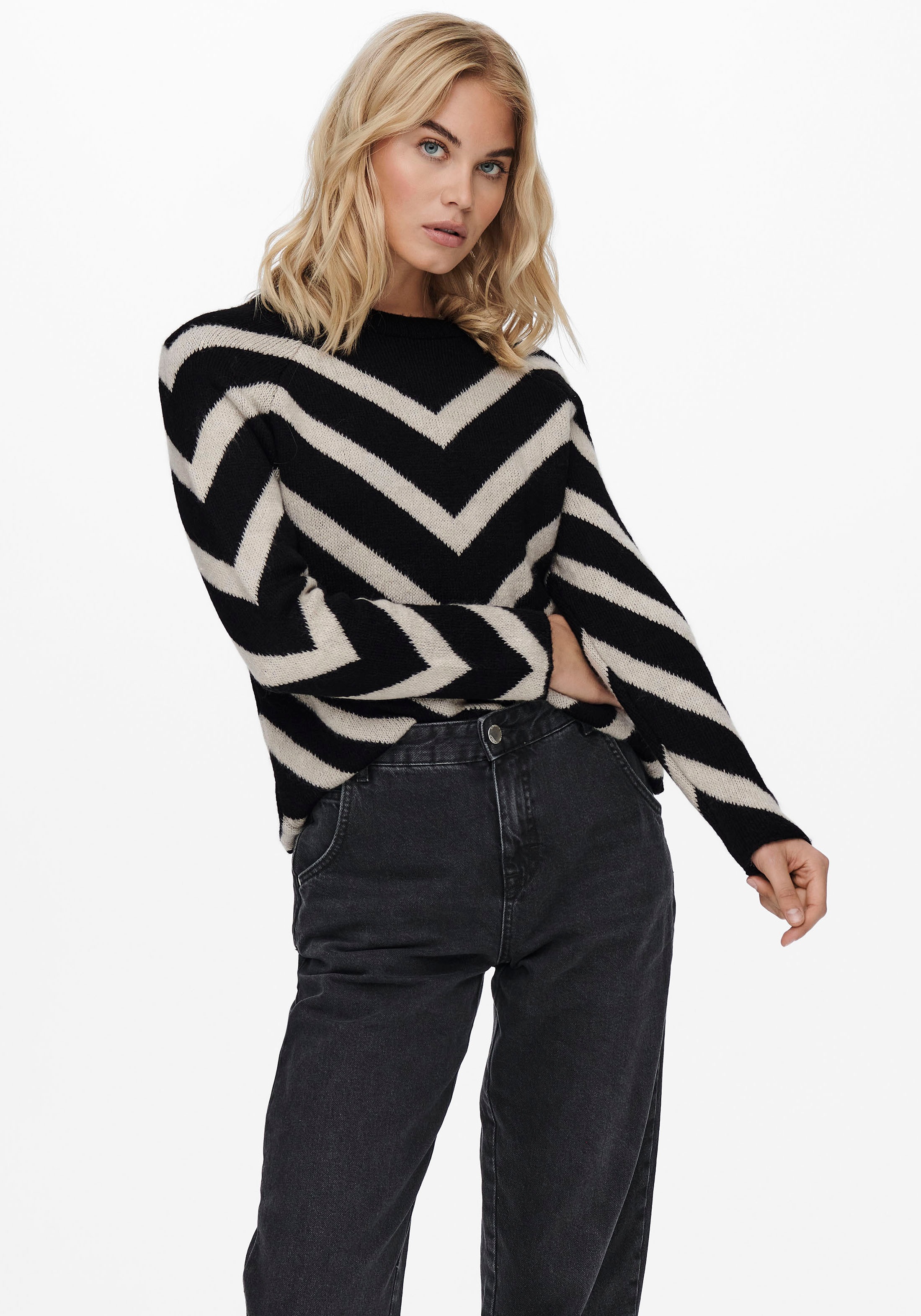 Only Rundhalspullover »ONLELIZA L/S PULLOVER KNT«