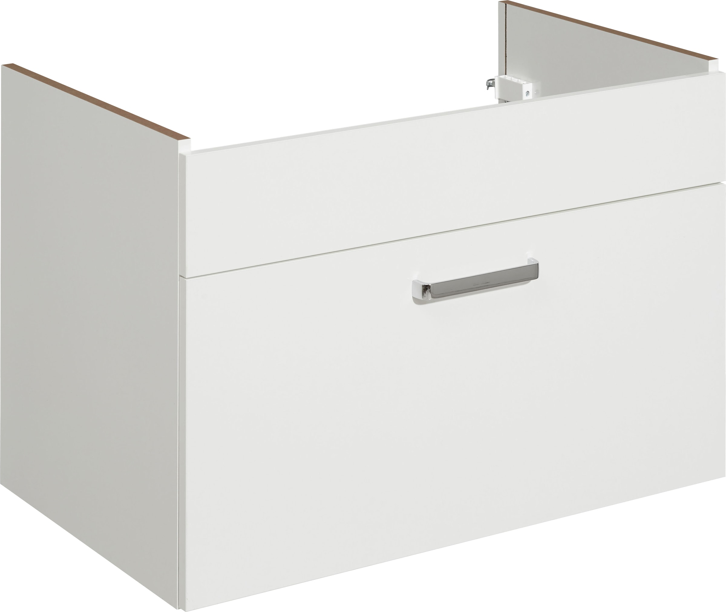 Saphir Badmöbel-Set »Quickset 3-teilig, Keramik-Waschtisch mit LED-Spiegelschrank, Bad-Set« 4 Stk. tlg.