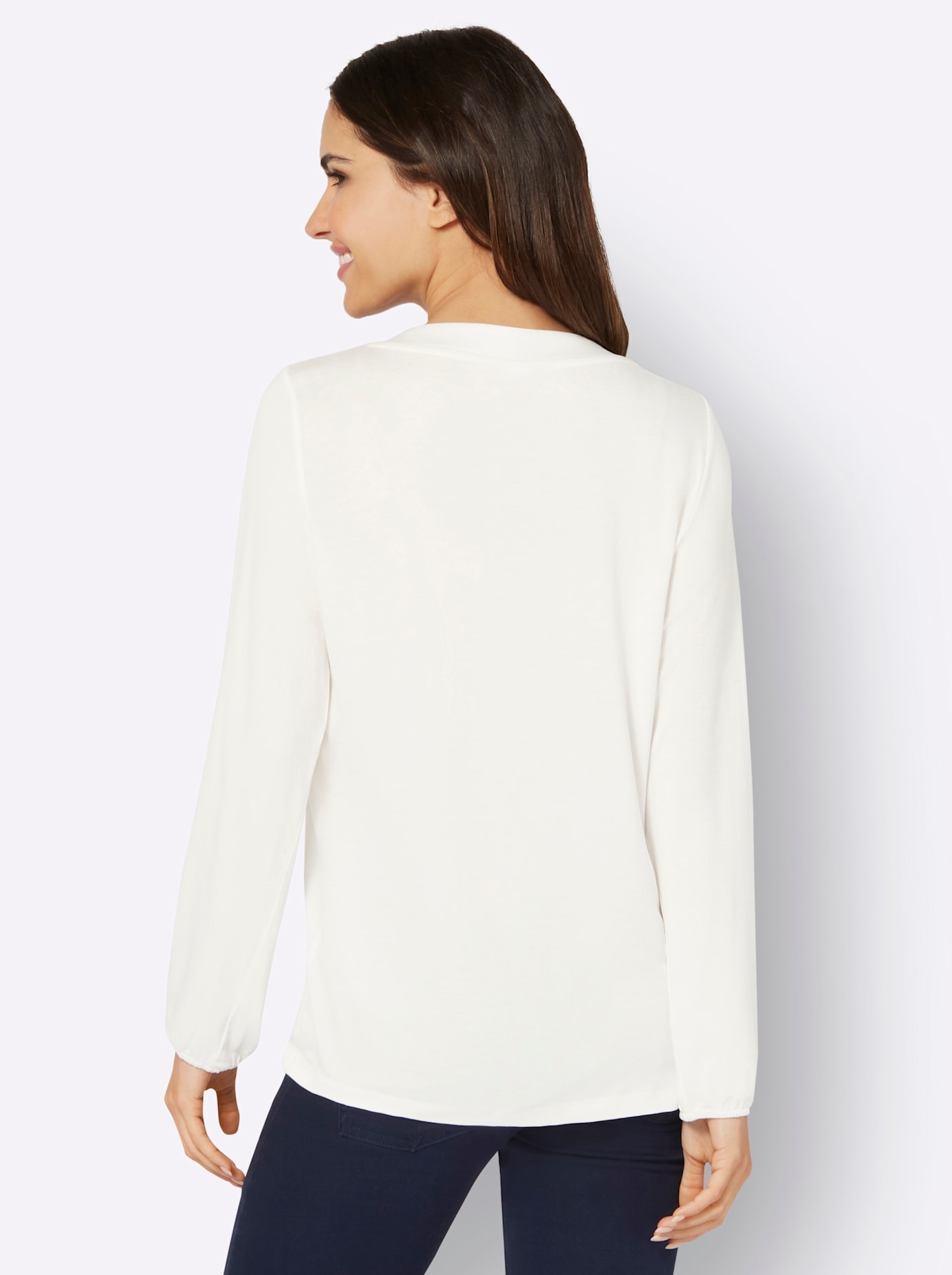 Classic Basics Spitzenshirt »Langarm-Shirt«, (1 tlg.)