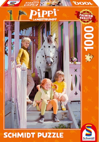 Puzzle »Pippi Langstrumpf, Pippi und ihre Freunde«