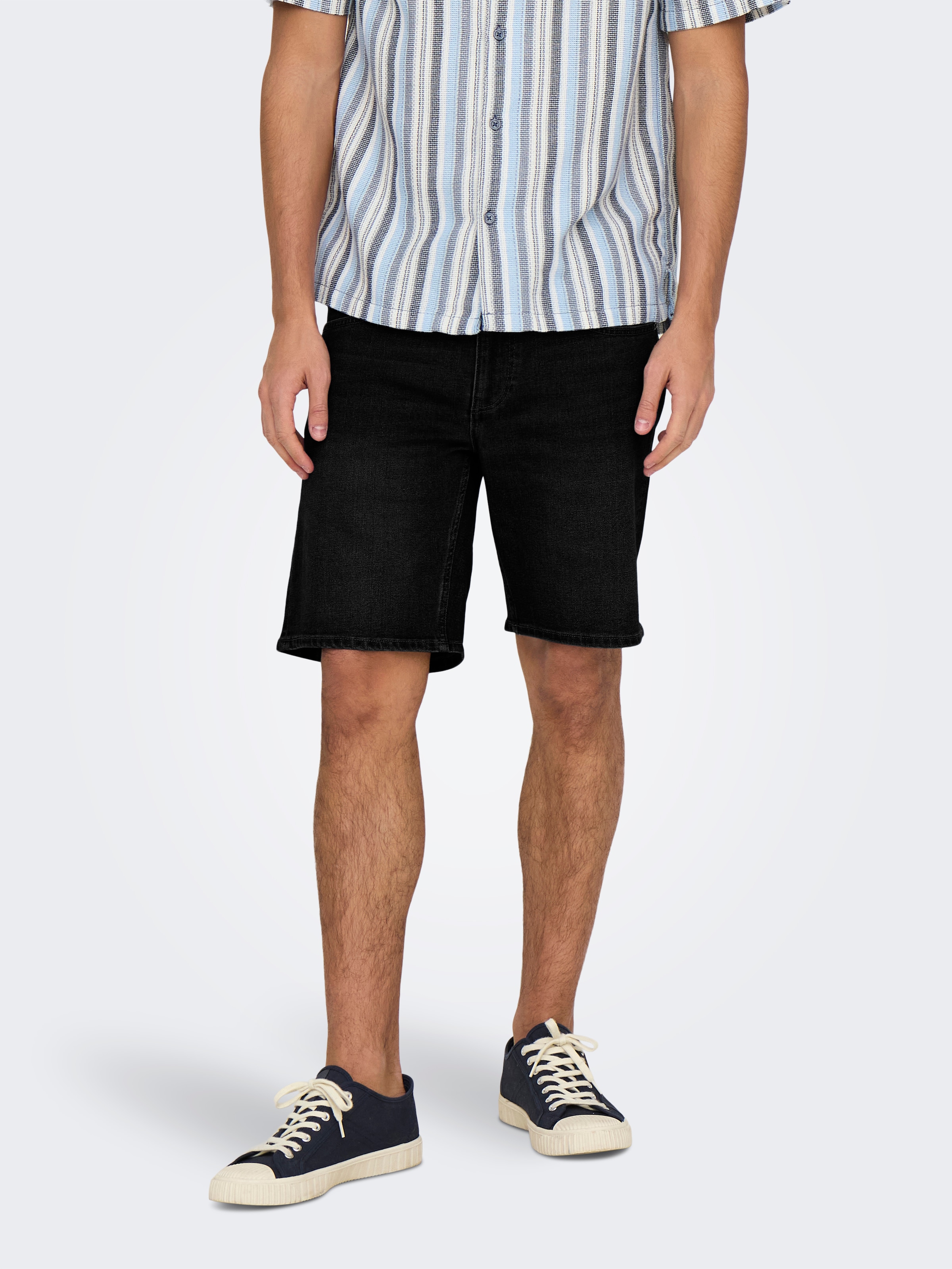 ONLY & SONS Shorts »ONSWEFT PIM DNM SHORTS VD CE BOX«