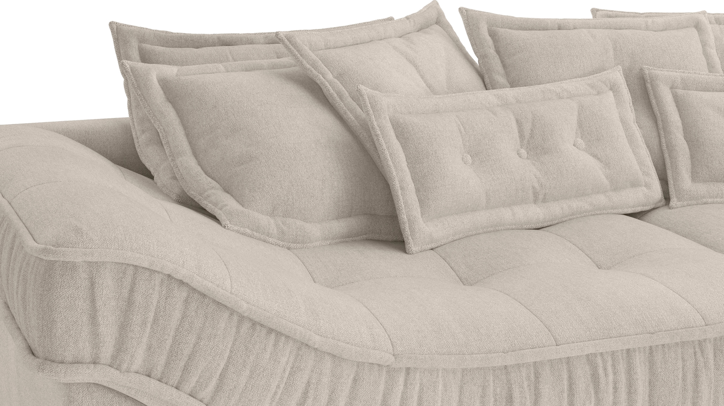 Mr. Couch Ecksofa »Diwan II, L-Form«, Wahlweise mit Kaltschaumpolsterung bis 140 kg belastbar