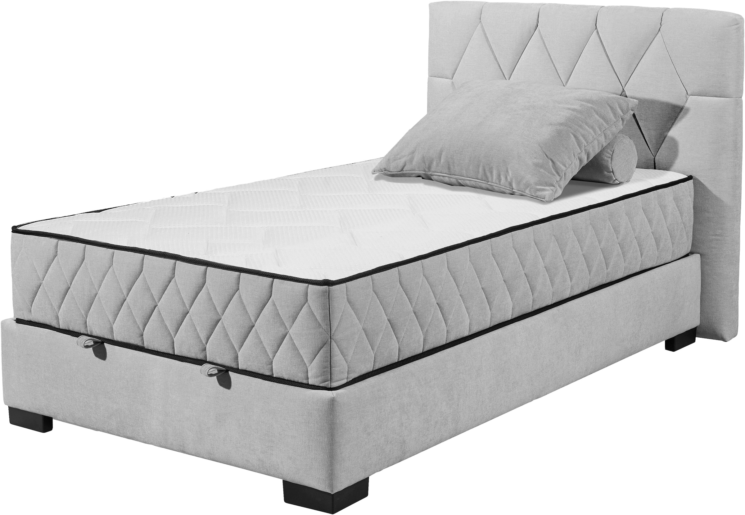 ED EXCITING DESIGN Boxbett »Nagol« mit Bettkasten, mit Wendematratze, erhältlich in verschiedenen Breiten