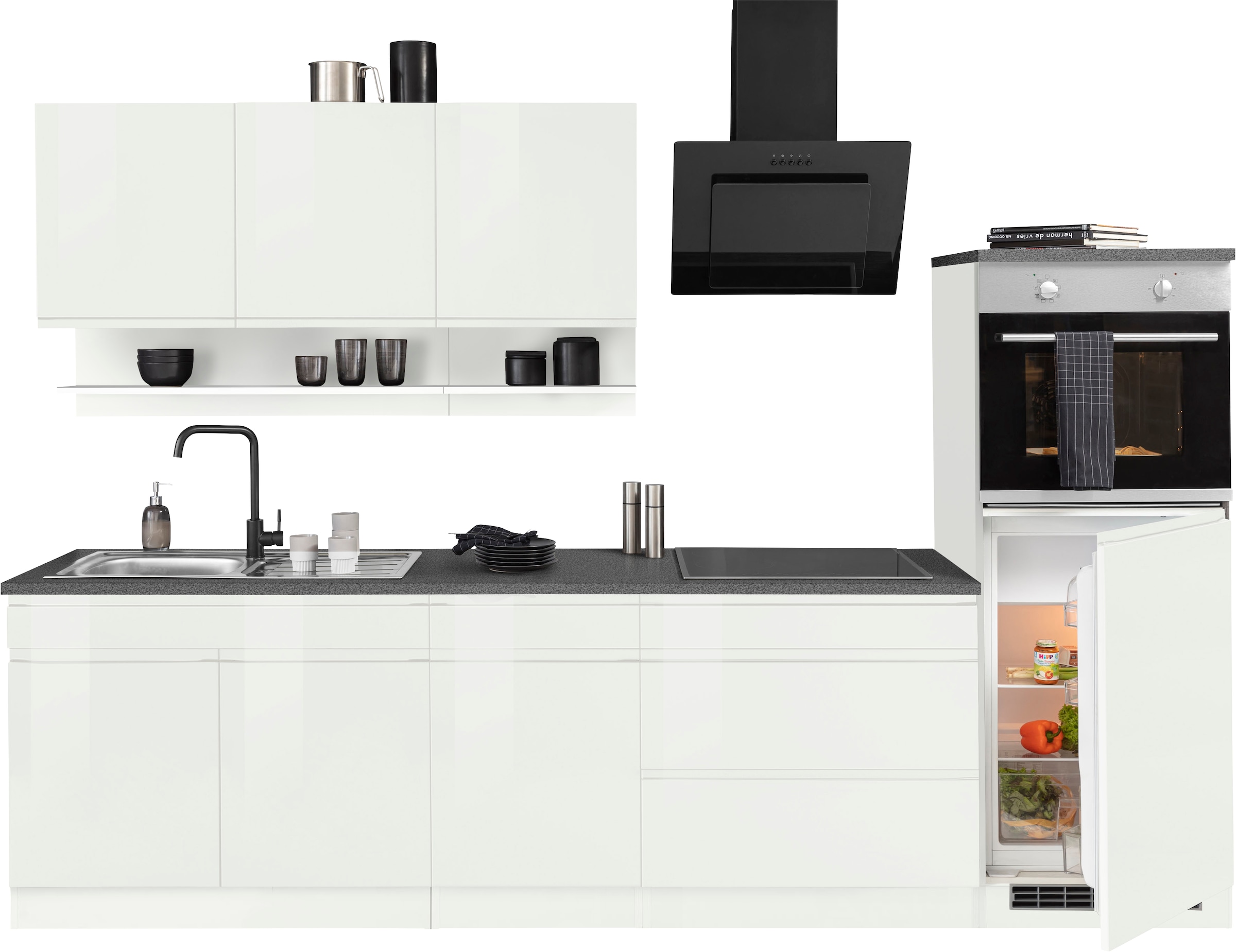 KOCHSTATION Küchenzeile »KS-Virginia« Breite 290, ohne E-Geräte