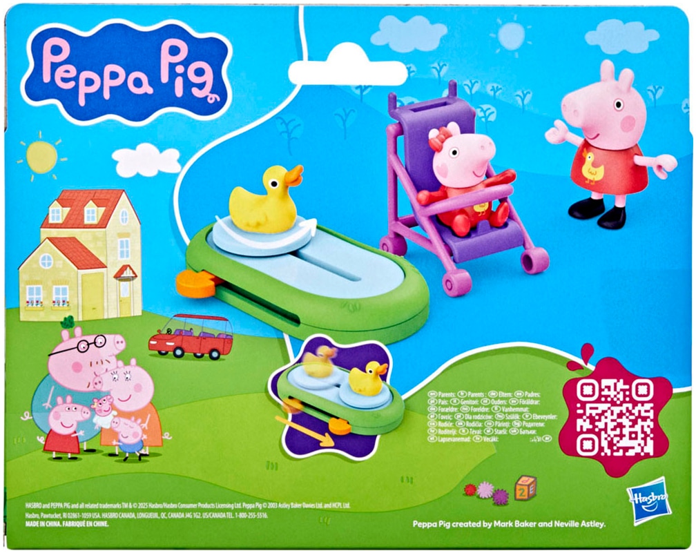 Hasbro Spielwelt »Peppa Pig Peppa und Evies Spielpark«