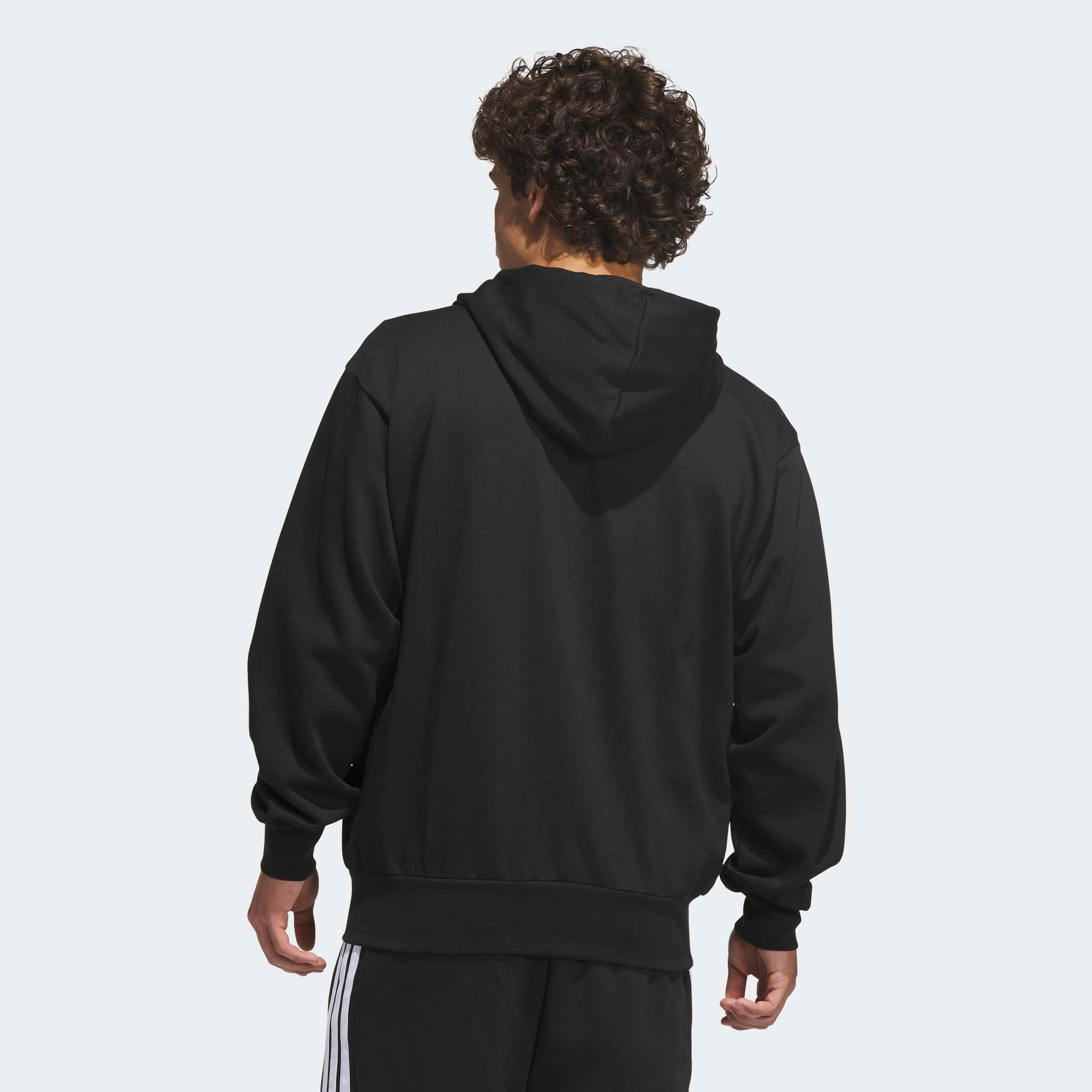 adidas Sportswear Kapuzensweatjacke »FEELCOZY FLEECE, DURCHGEHENDER REISSVERSCHLUSS« mit angesetzten Bündchen an Ärmeln und Rumpf, in normaler Schnittform