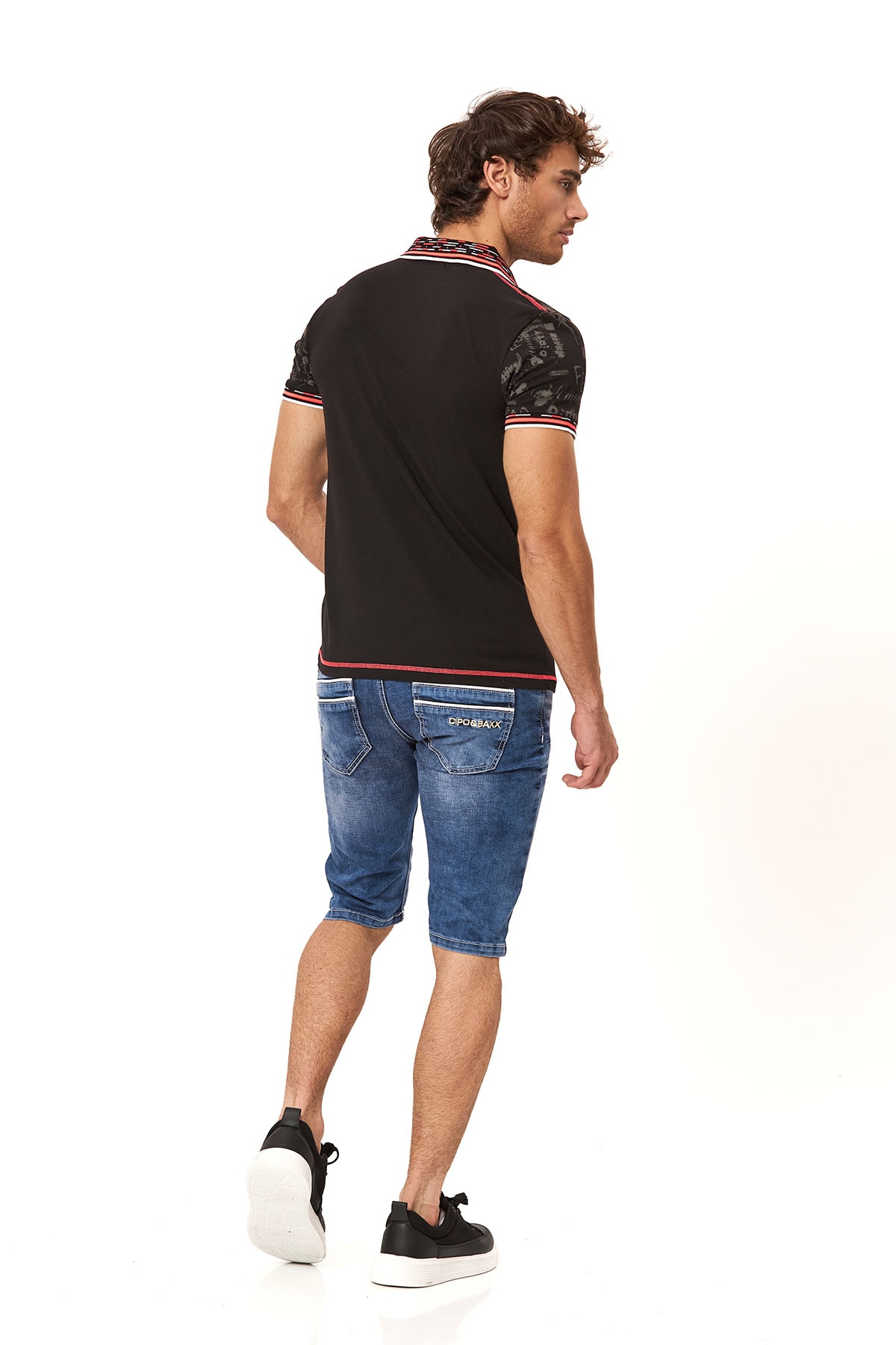 Cipo & Baxx Jeansbermudas Baumwolle, regular fit