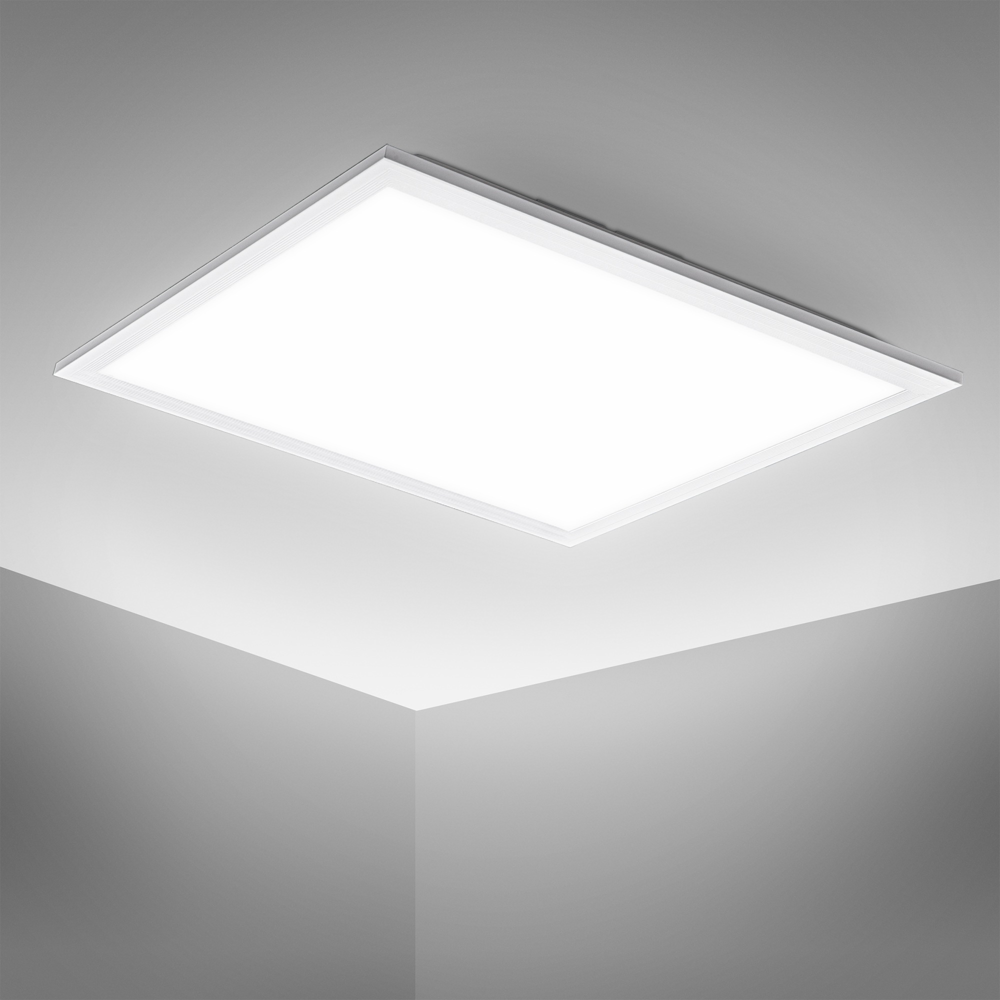 B.K.Licht LED Deckenleuchte »BK_DP1325 LED Panel, Weiß, 29,5 x 29,5 cm, 4.000K neutralweißes Licht«, 1 flammig, Leuchtmittel LED-Modul   LED fest integriert, Deckenlampe 5,5 cm flach, 12W, 1.300lm