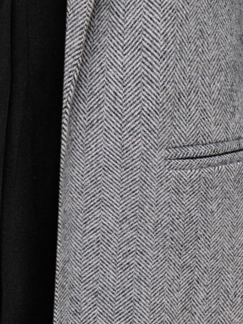 ONLY Longblazer »ONLCIVA 3/4 HERRINGBONE BLAZER CC TLR« Kunstfaser, regular fit