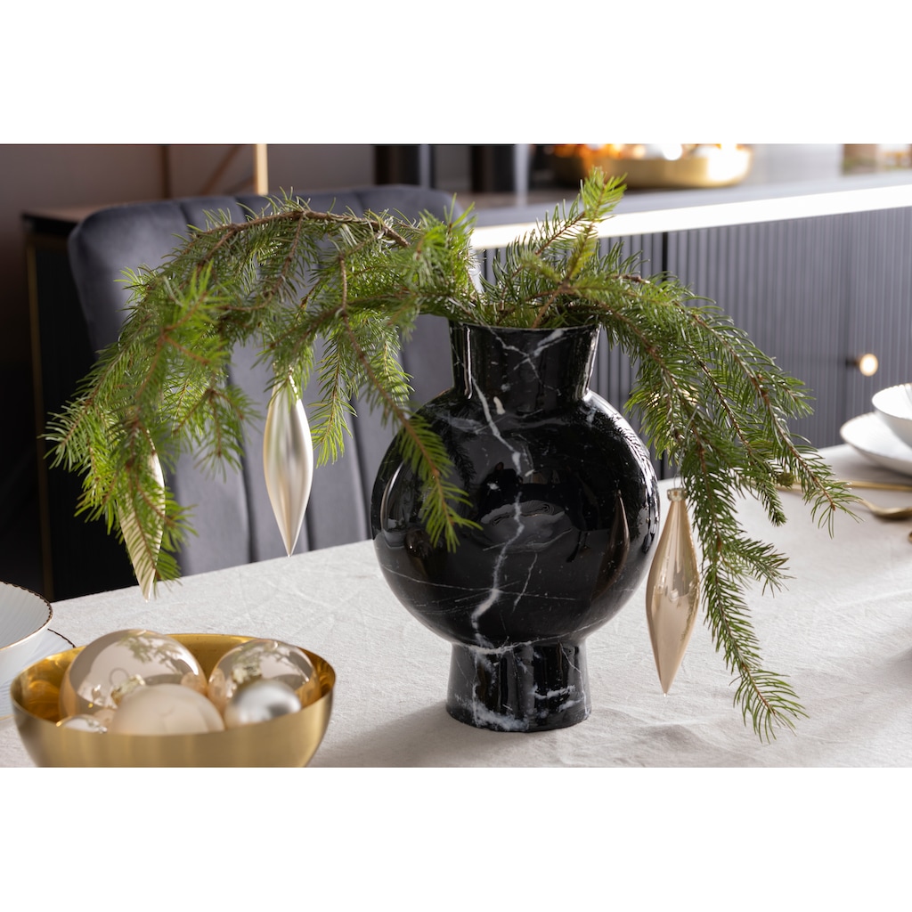 Leonique Weihnachtsbaumkugel »Mayella, Mix-Goldfarben, Weihnachtsdeko, Christbaumschmuck aus Glas«, (Set, 40 St.)