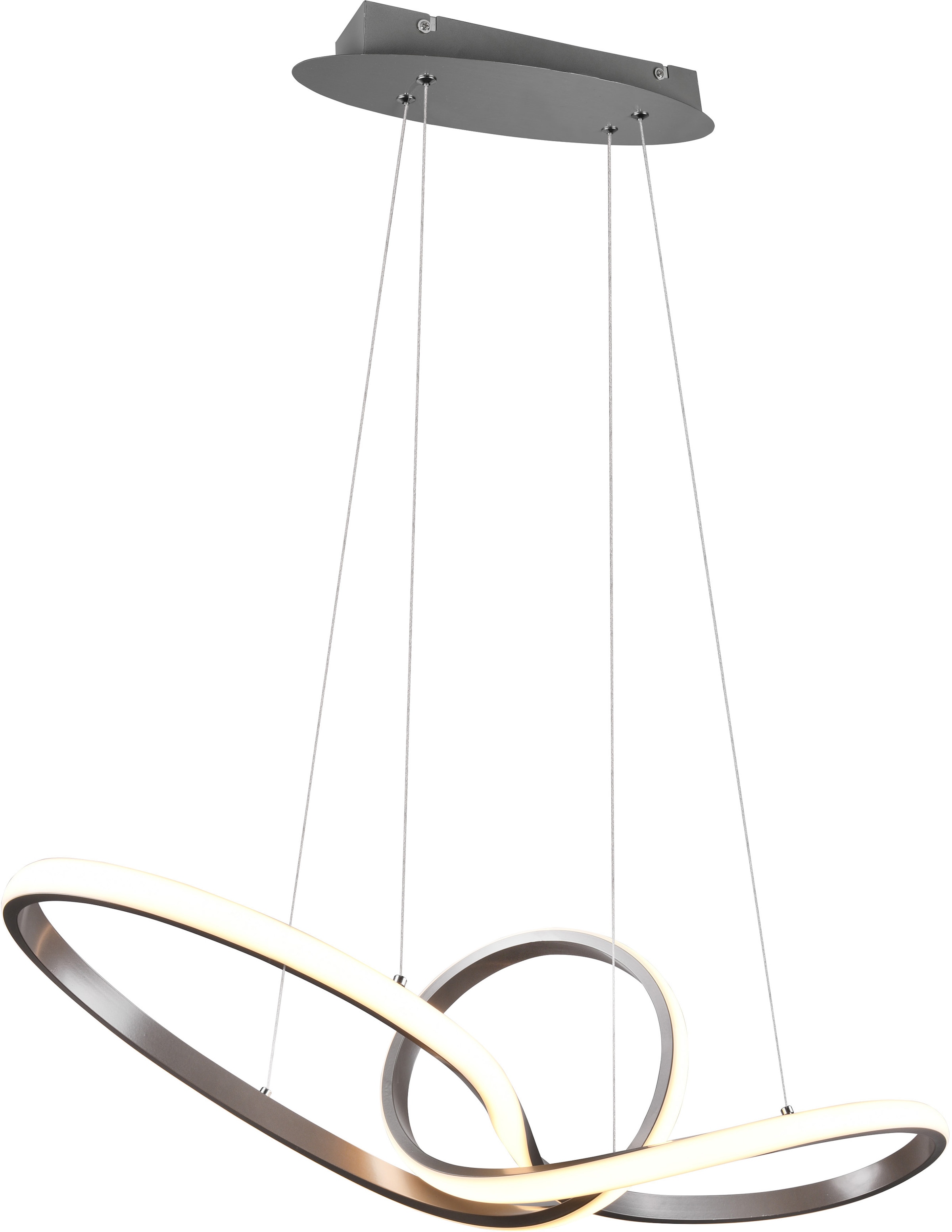 REALITY Leuchten LED Pendelleuchte »SANSA«, 1 flammig, Leuchtmittel LED-Modul | LED fest integriert, über Wandschalter dimmbar, 3000K, 3200 Lm, Abhängung 150cm