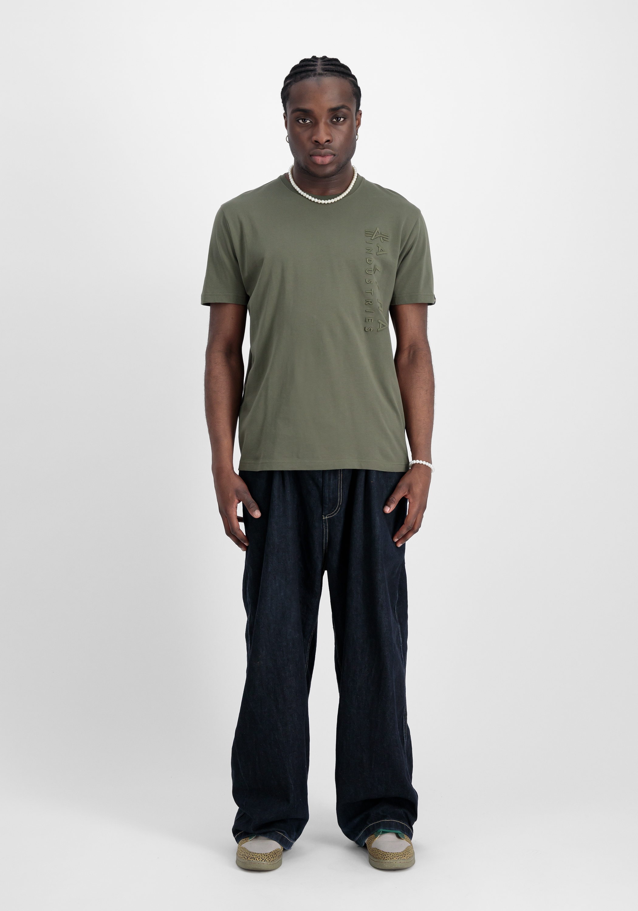 Alpha Industries T-Shirt »Alpha Industries Men - T-Shirts Embroidery T-Shirt«