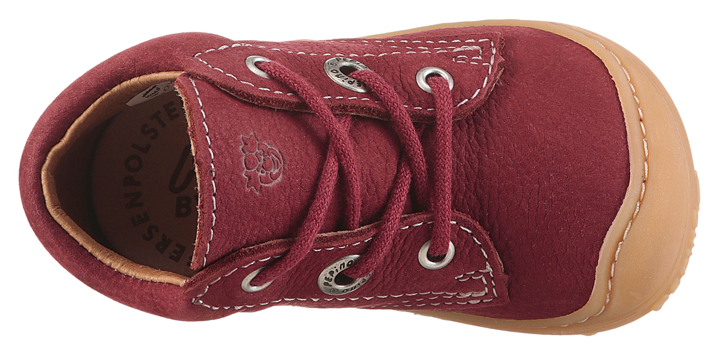 PEPINO by RICOSTA Lauflernschuh »Cory 50 WMS: Mittel«  Schnürschuh mit WMS-System, Leder, Größenschablone zum Download