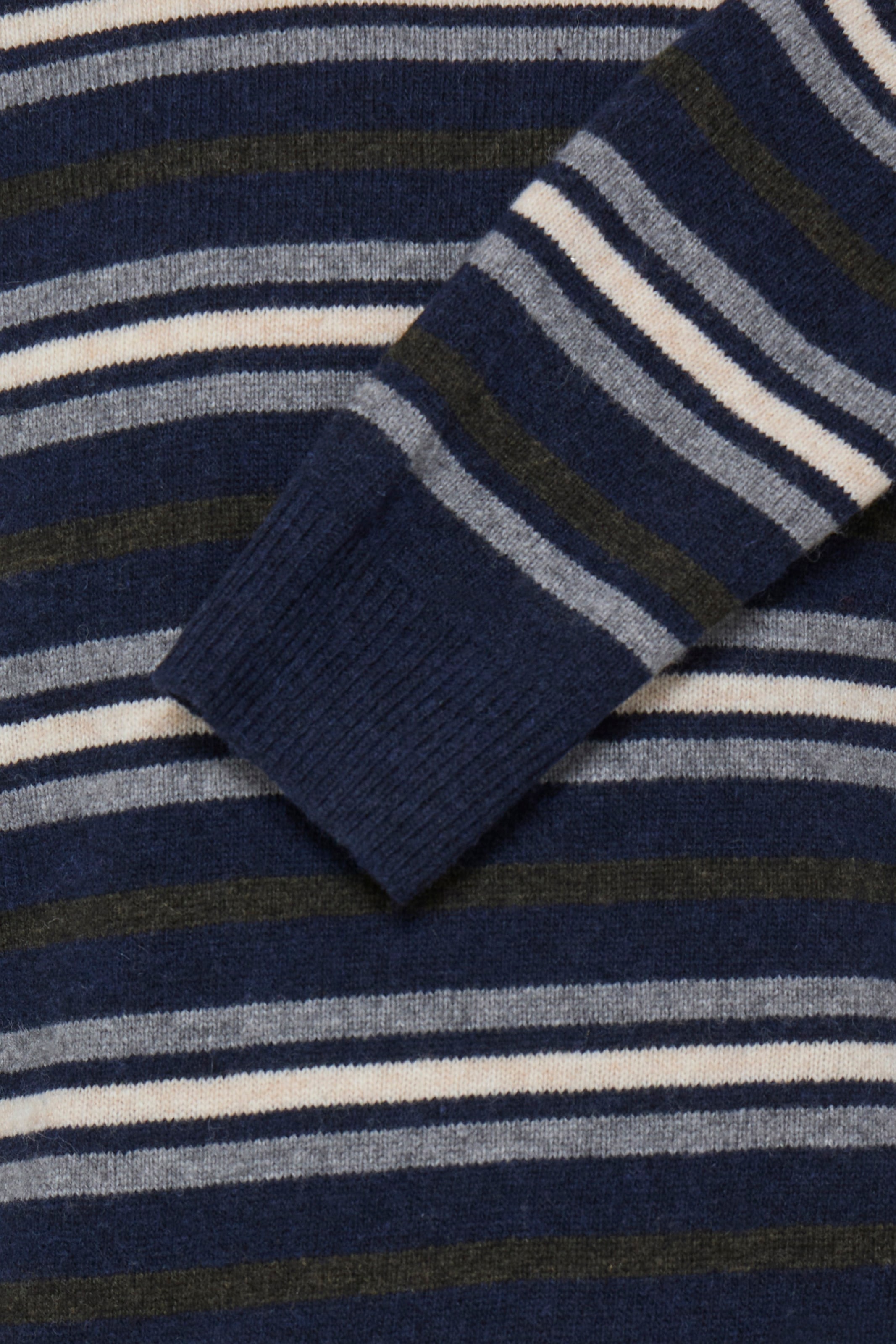 Blend Rundhalspullover »BHBRANKO CREW KNIT STRIPE« Wollmischung, regular fit