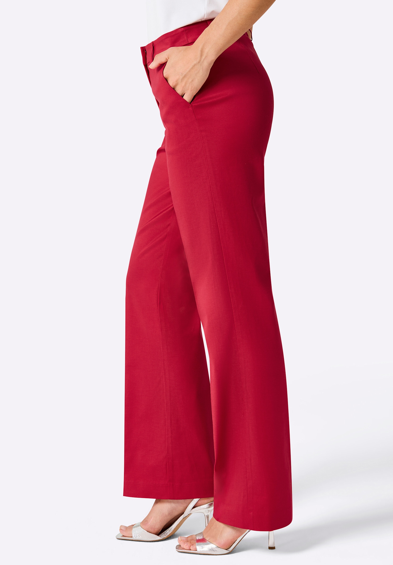 creation L Stoffhose »Lyocell-Hose Anzughose mit weitem Bein«