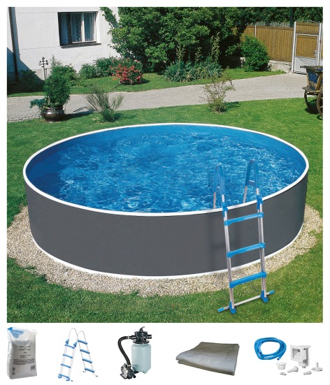 MyPool Rundpool »Standard«, (Set), 6-tlg., ØxH: 460x110 cm