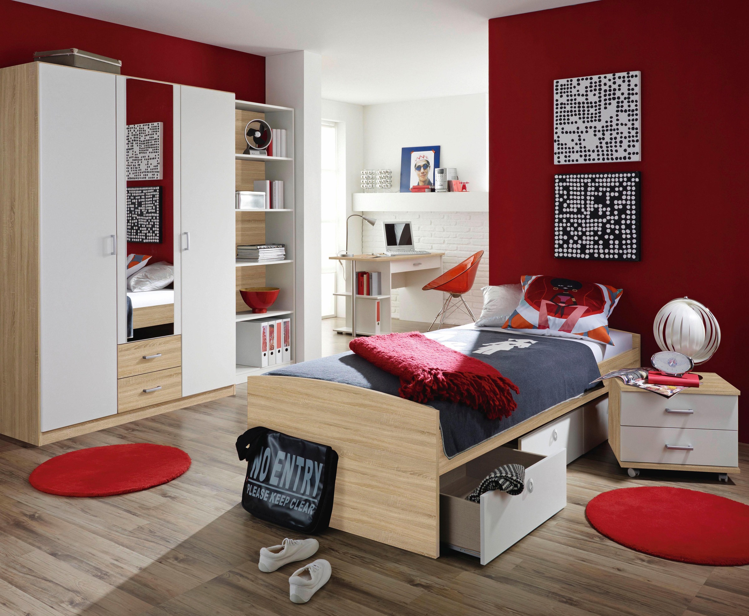 rauch BLUE Jugendzimmer-Set »Point«, (Set, 4 St.)