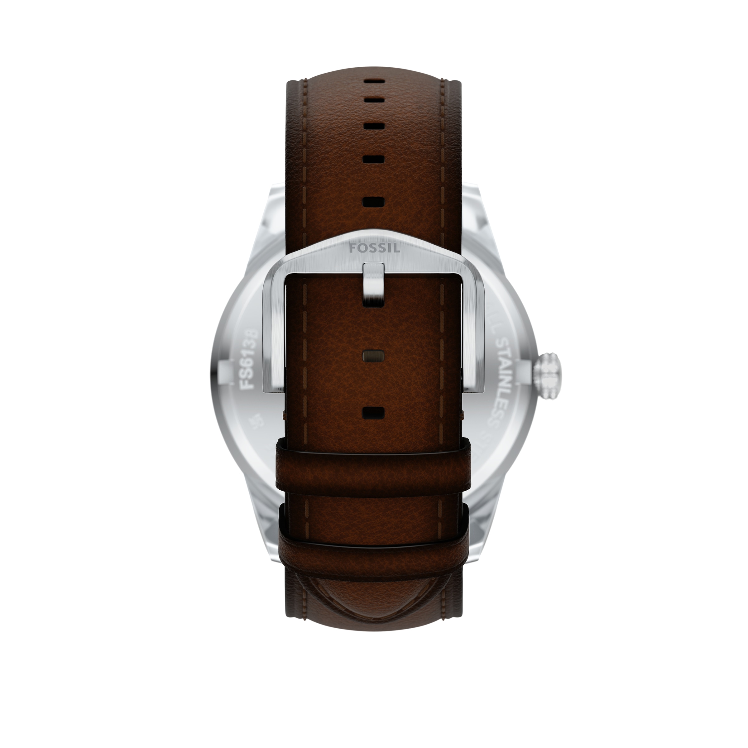 Fossil Quarzuhr »PEARSON« Armbanduhr, Herrenuhr, Lederarmband, analog, Tag, Wochentag