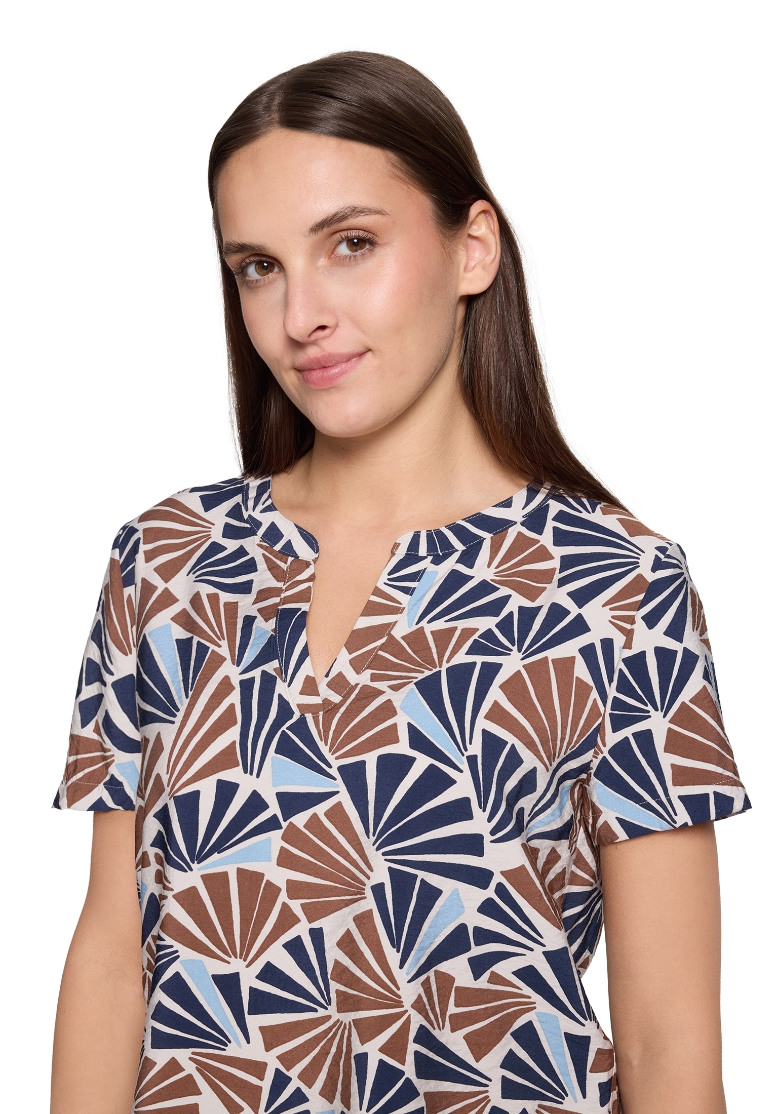 Betty&Co Schlupfbluse »Schlupfbluse kurzarm«