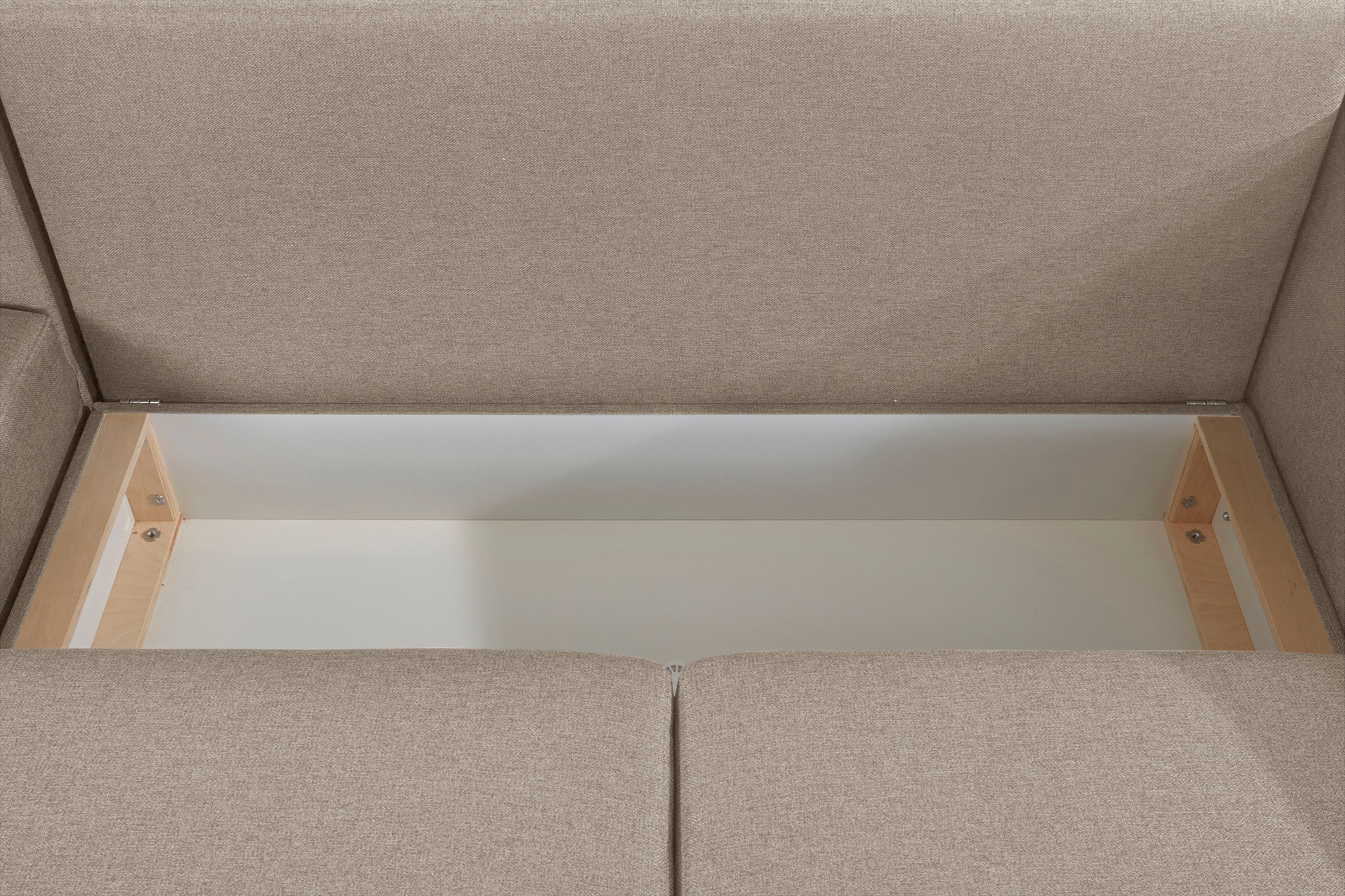 Home affaire Ecksofa »Granbo L-Form« incl. Bettfunktion und Bettkasten, Federkern-Polsterung, Seitentasche