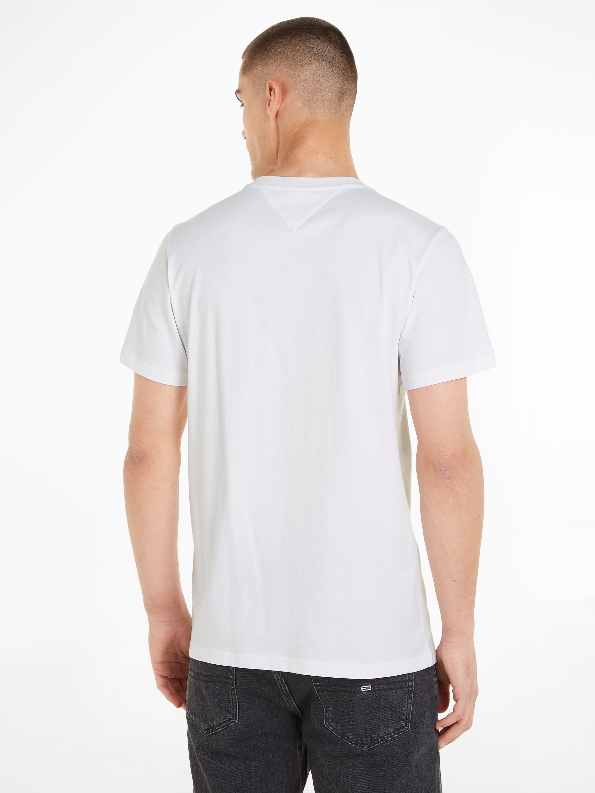 Tommy Jeans Plus T-Shirt »TJM ESSENTIAL kaufen SLIM Logo-Schriftzug bei online OTTO Jeans Tommy mit FLAG EXT«, TEE
