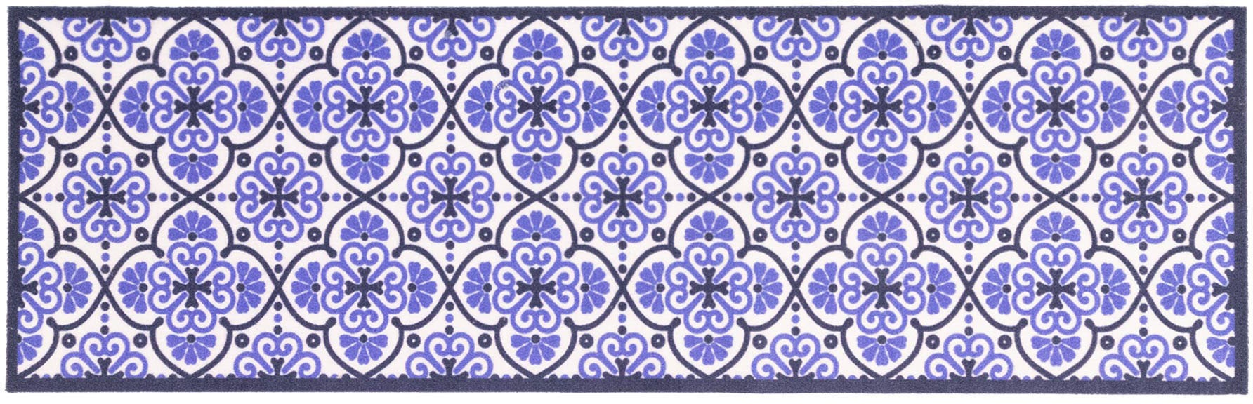 Primaflor-Ideen in Textil Küchenläufer »Küchenläufer LISSABON«, rechteckig, 5 mm Höhe, Motiv Ornamente, Fliesen Design, rutschhemmend, waschbar, Küche