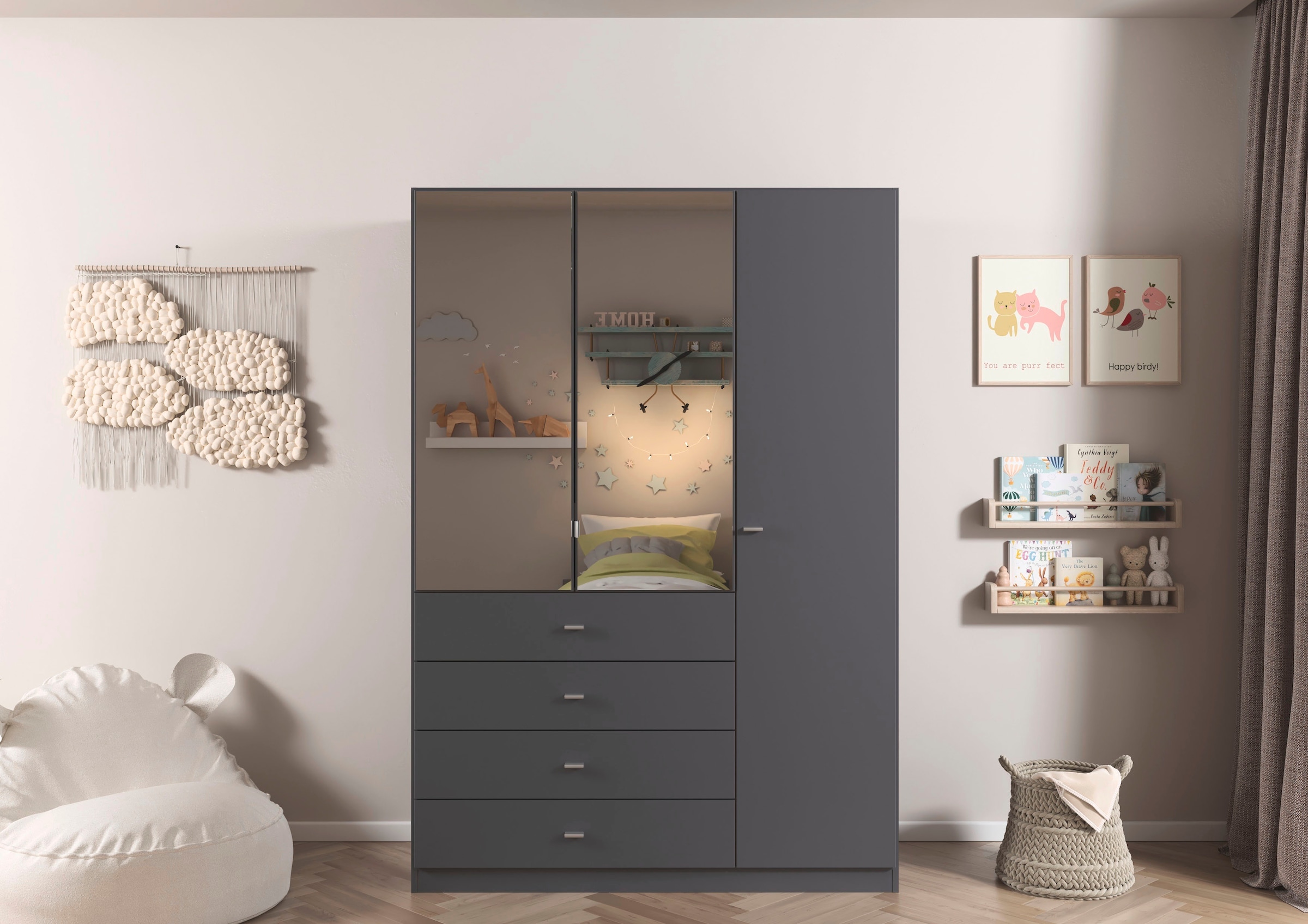 rauch Kleiderschrank »Sinsheim« mit 4 breiten Schubkästen