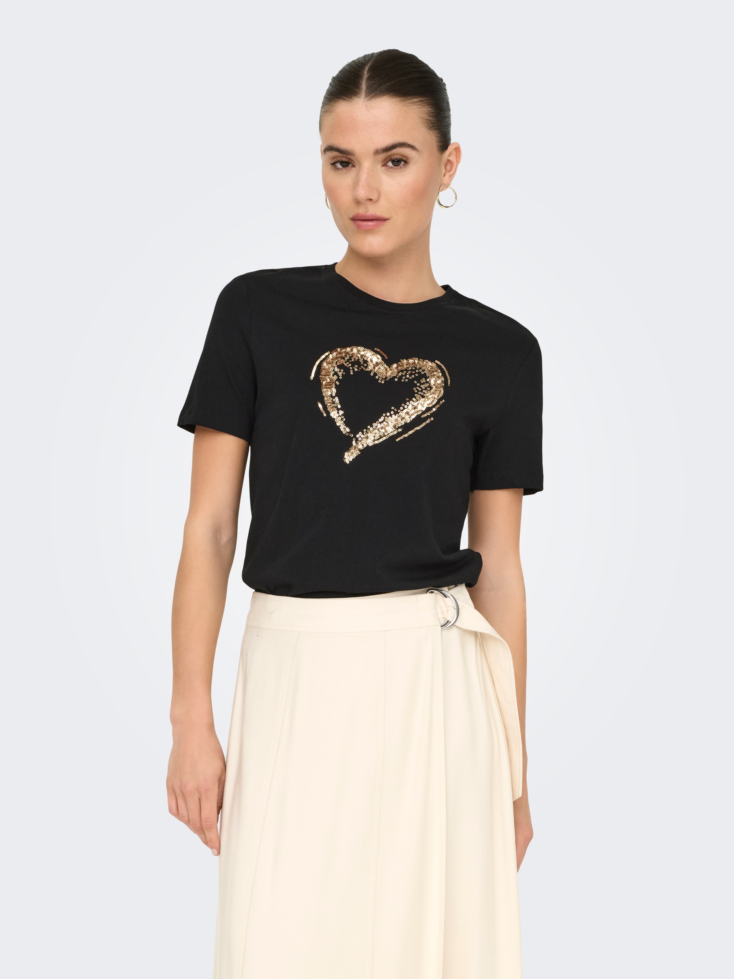 ONLY T-Shirt »ONLMARCY S/S BOX TOP CC JRS«